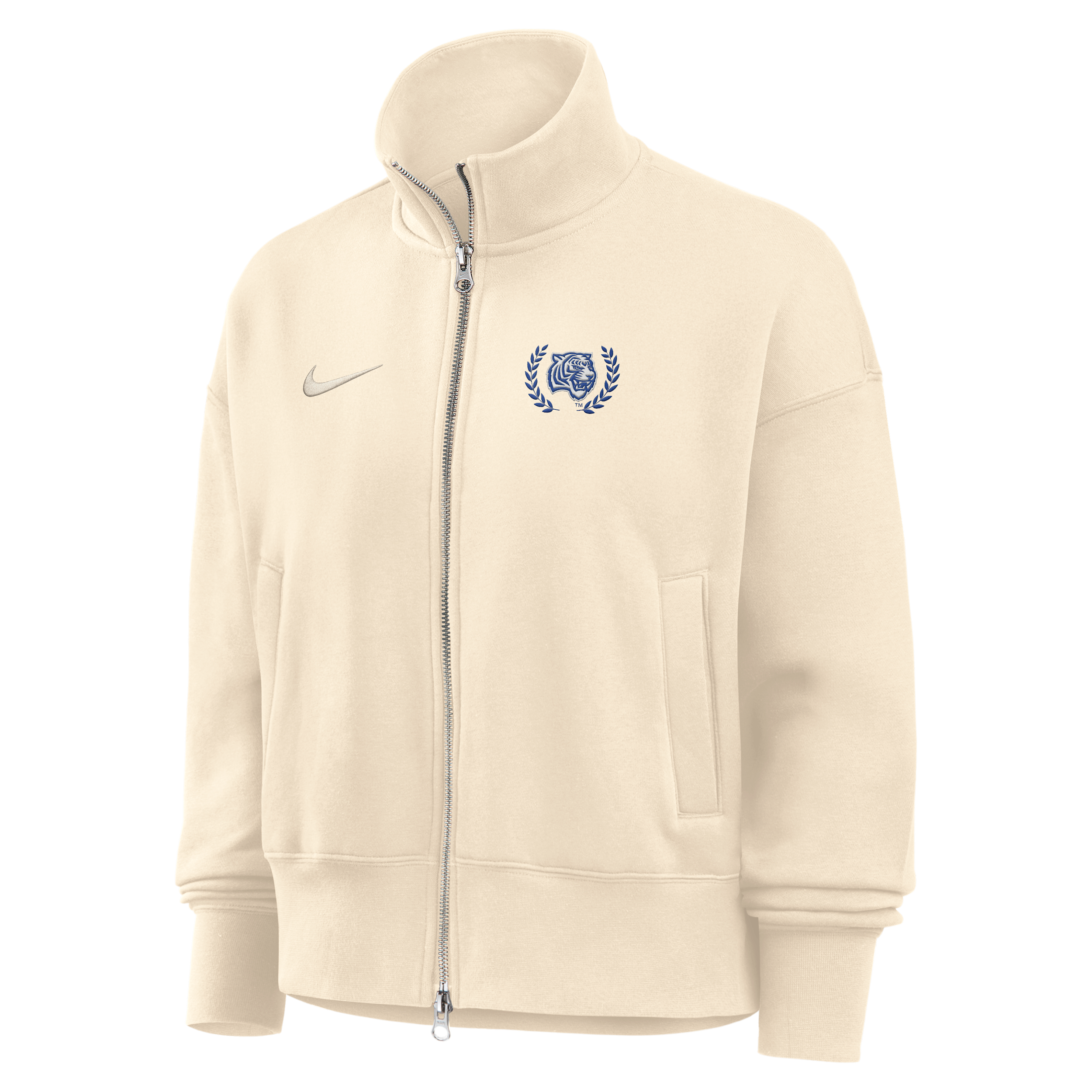 Nike Women's College (Tennessee State University) Nike Women's Phoenix Fleece Track Jacket in Brown | ZW052NTESU26-NAT