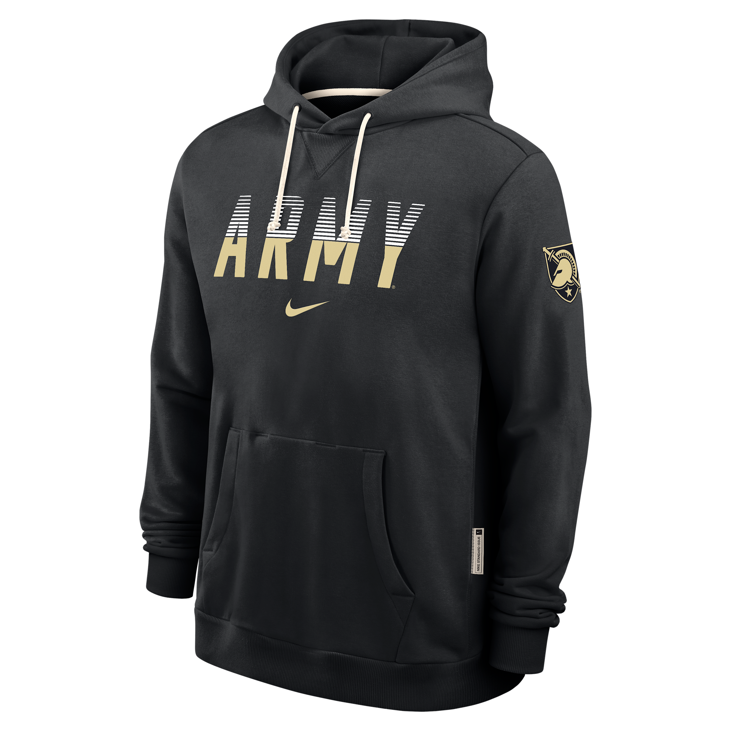 Nike Men's Black Army Black Knights 2026 Sideline Standard Issue Dri-fit Hoodie - Black