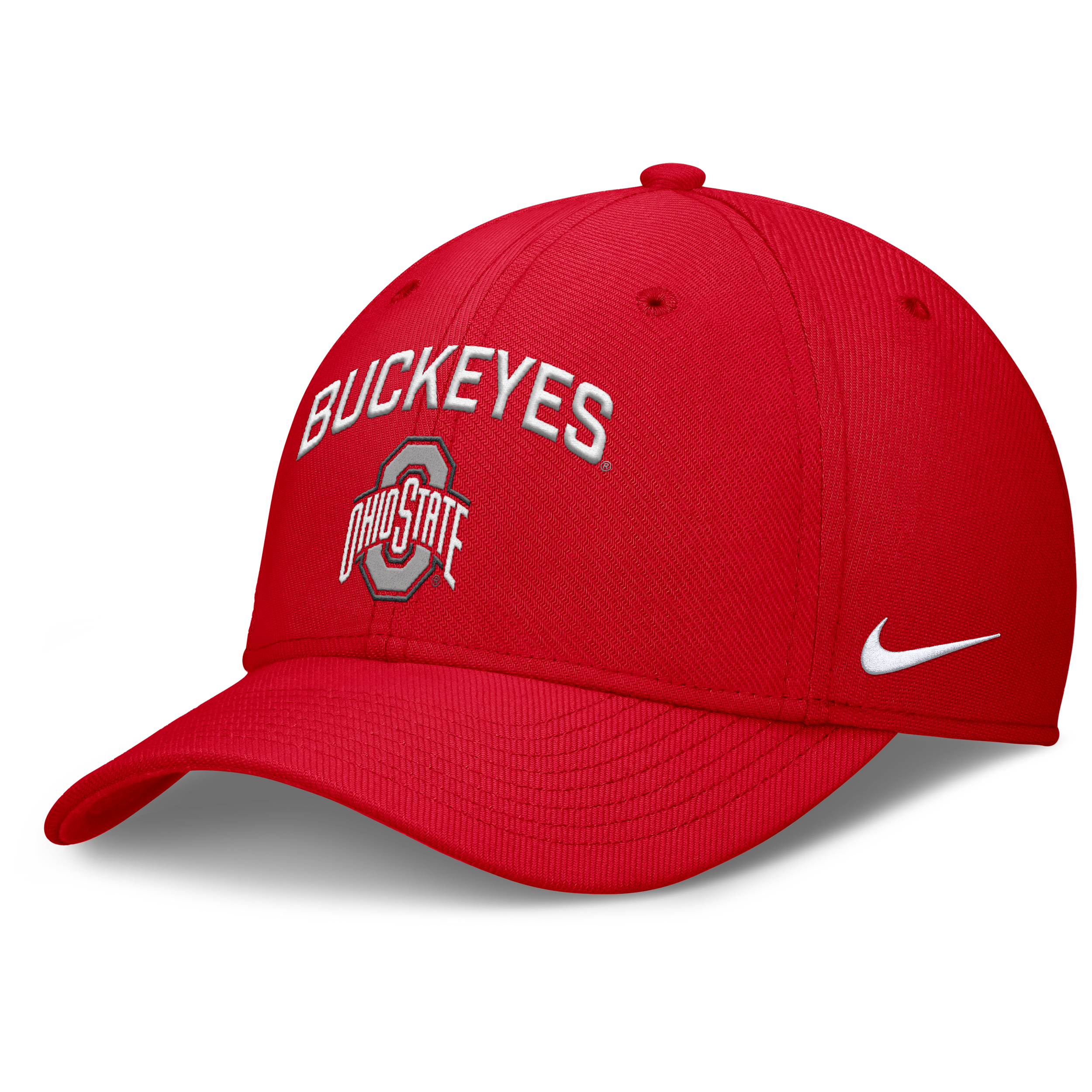 Nike Scarlet Ohio State Buckeyes 2025 On-field Rise Performance Flex Hat In Red