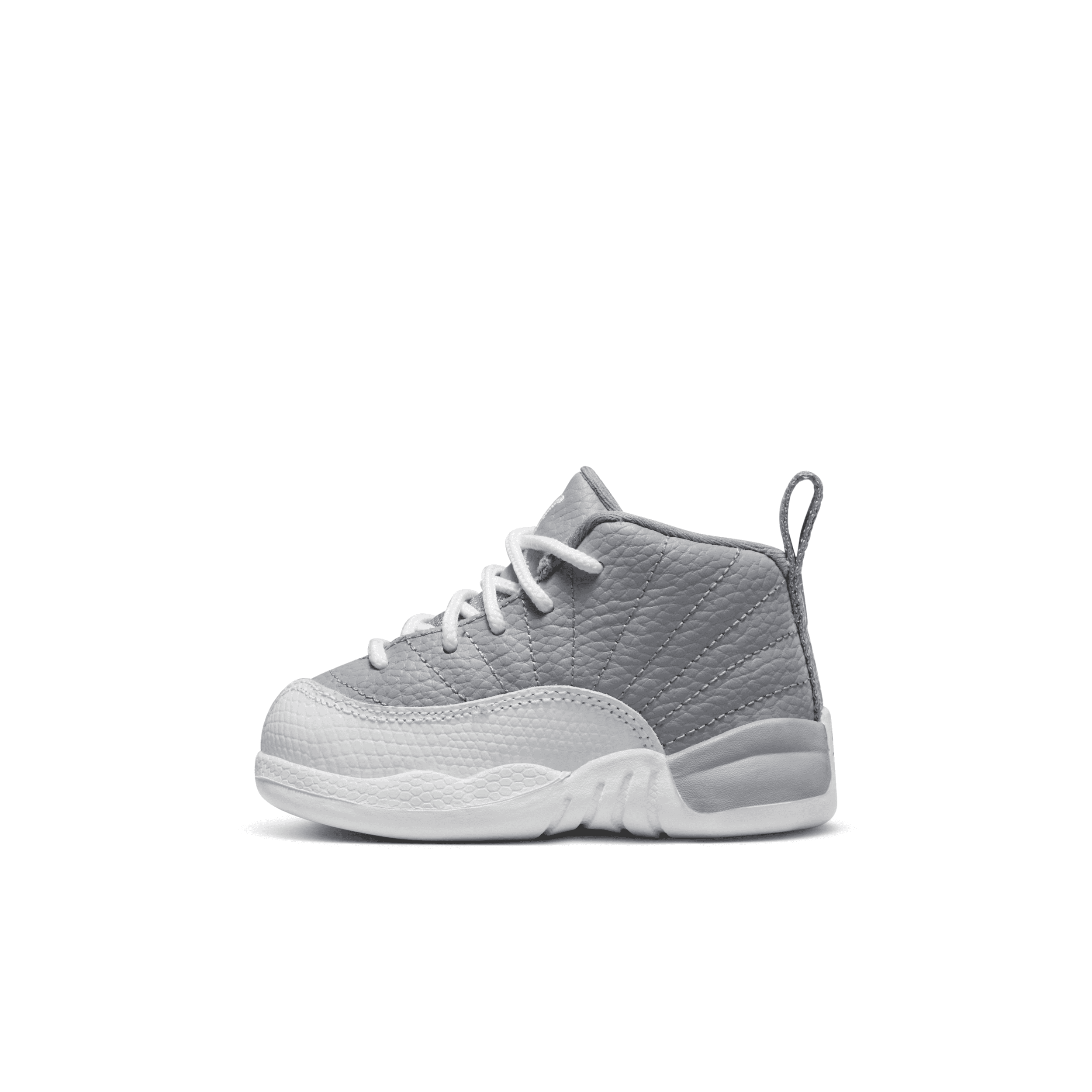 Jordan 12 Retro Baby/toddler Shoes In Grey