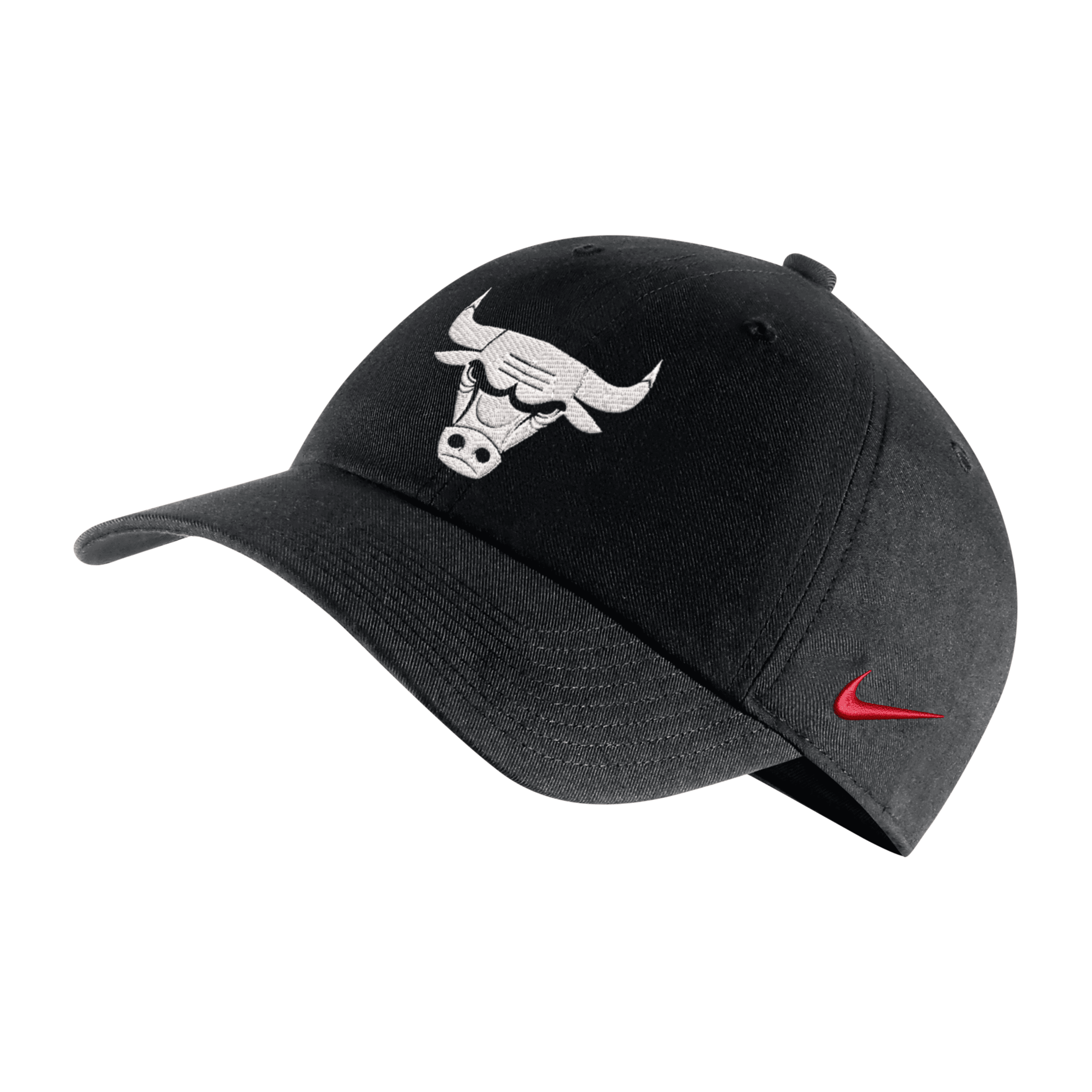 Nike Chicago Bulls City Edition  Unisex Nba Adjustable Cap In Black