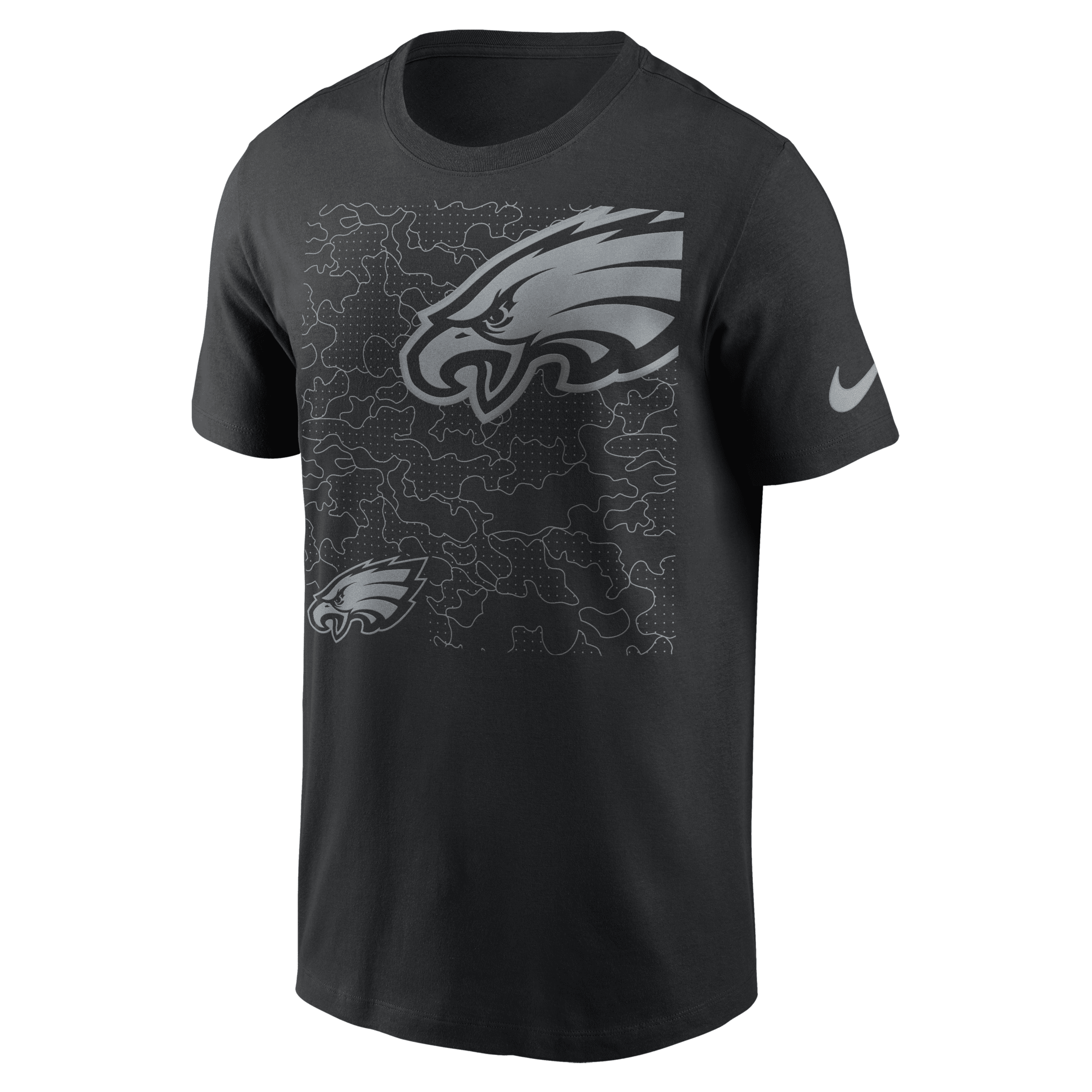Nike Men's Rflctv Logo (nfl Philadelphia Eagles) T-shirt In Black