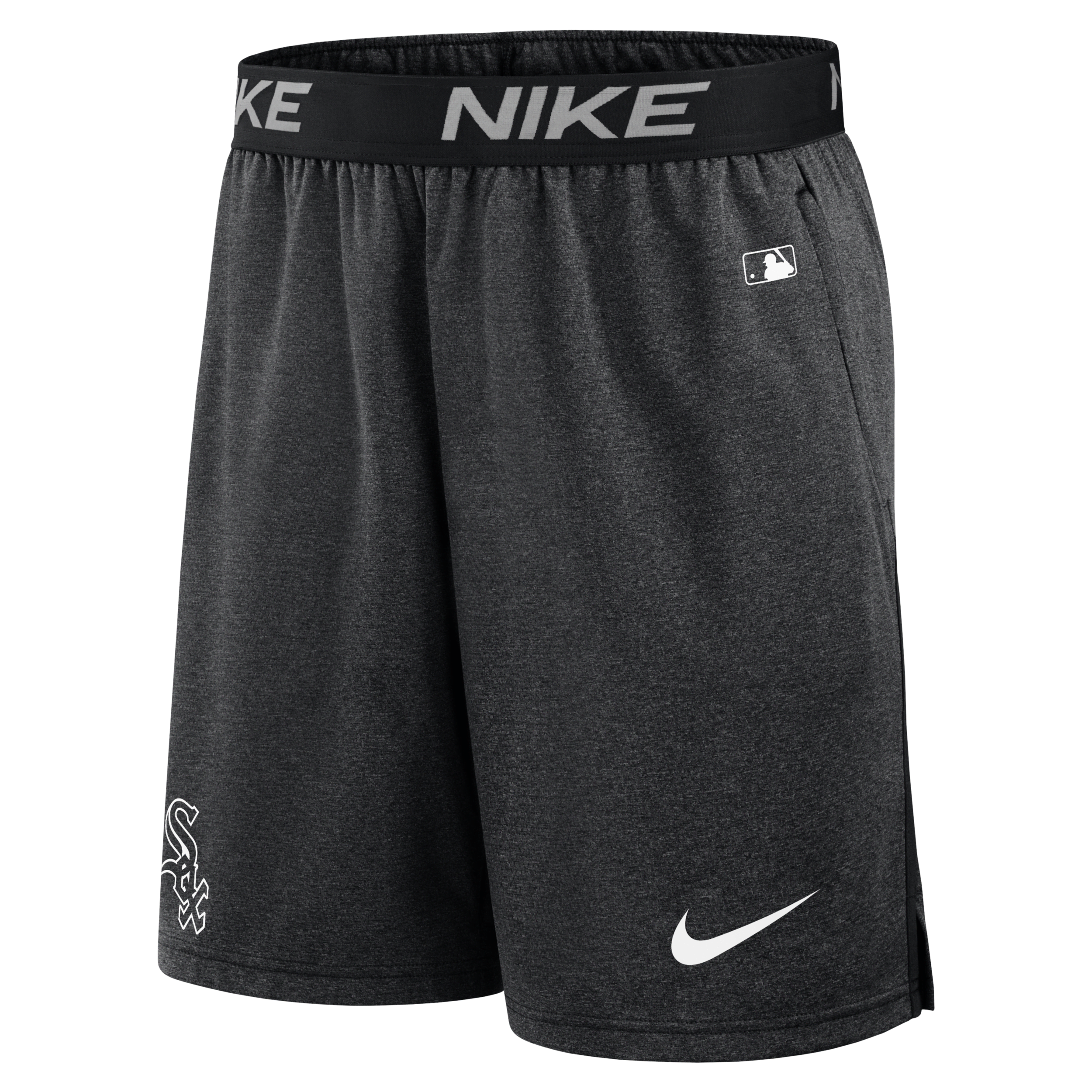 Nike Chicago White Sox Authentic Collection Practice  Men's Dri-fit Mlb Shorts In Black