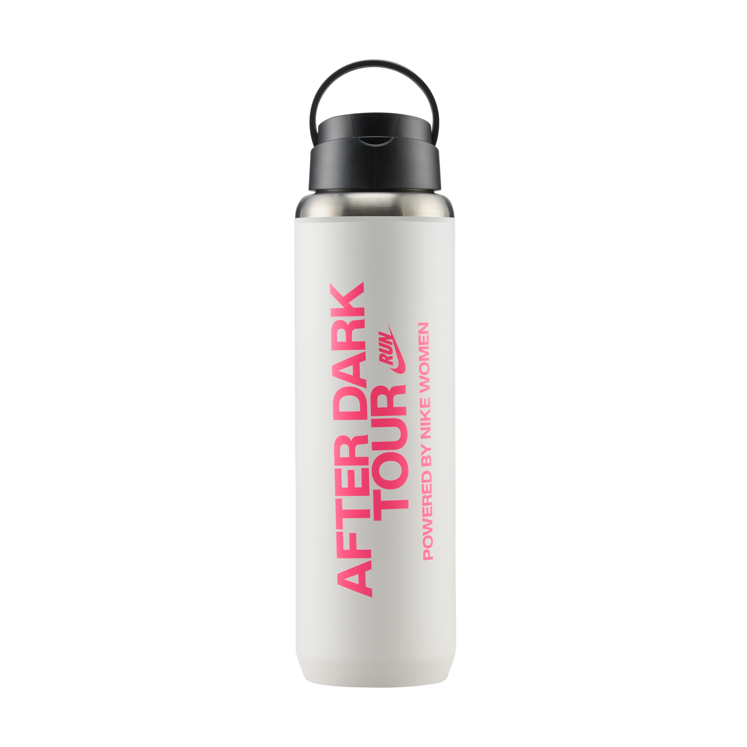 Nike Recharge Stainless Steel Straw Bottle (24 Oz) In White