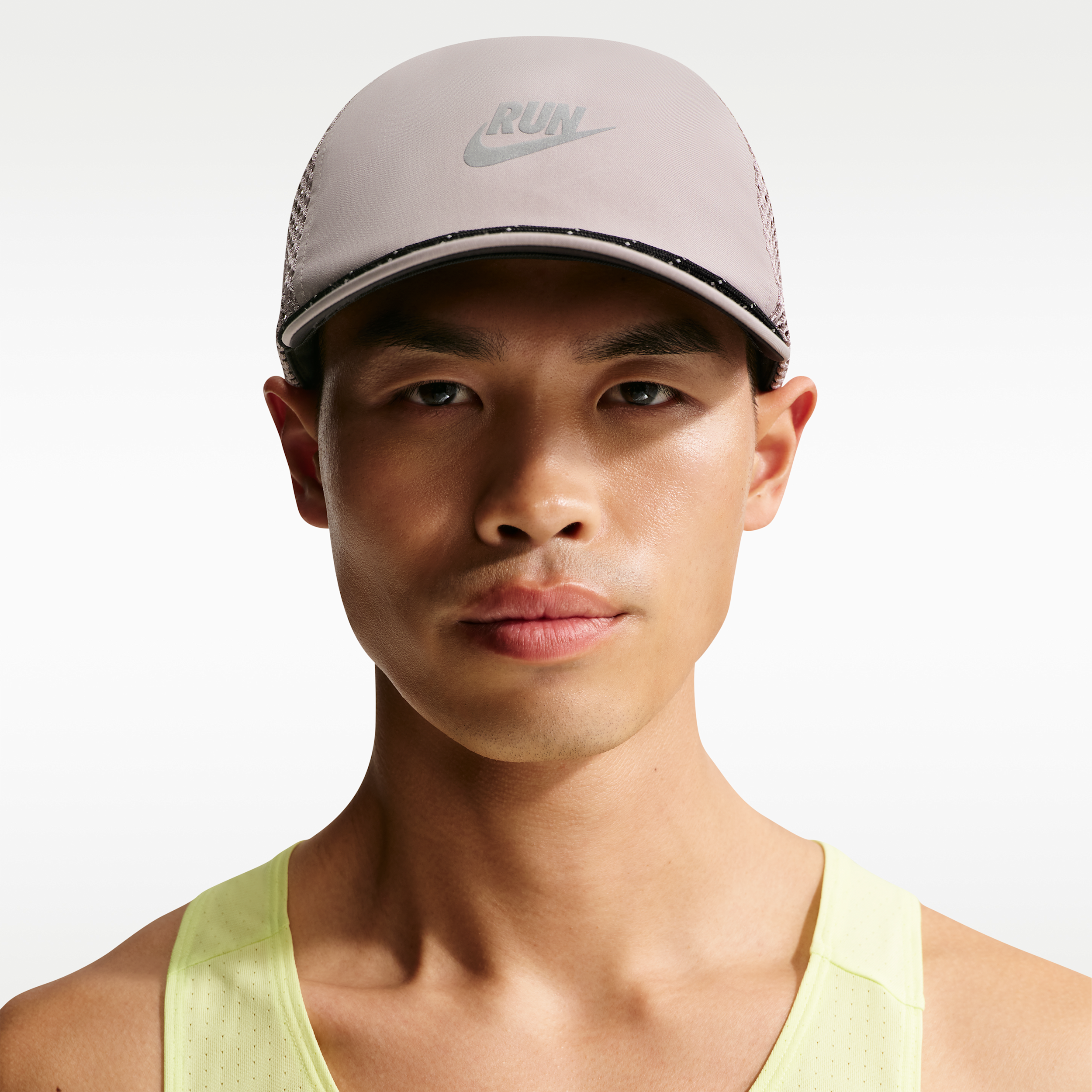 Unisex Nike Pro Dri-FIT Unstructured Swoosh Run Cap in Grey | IO8269-009
