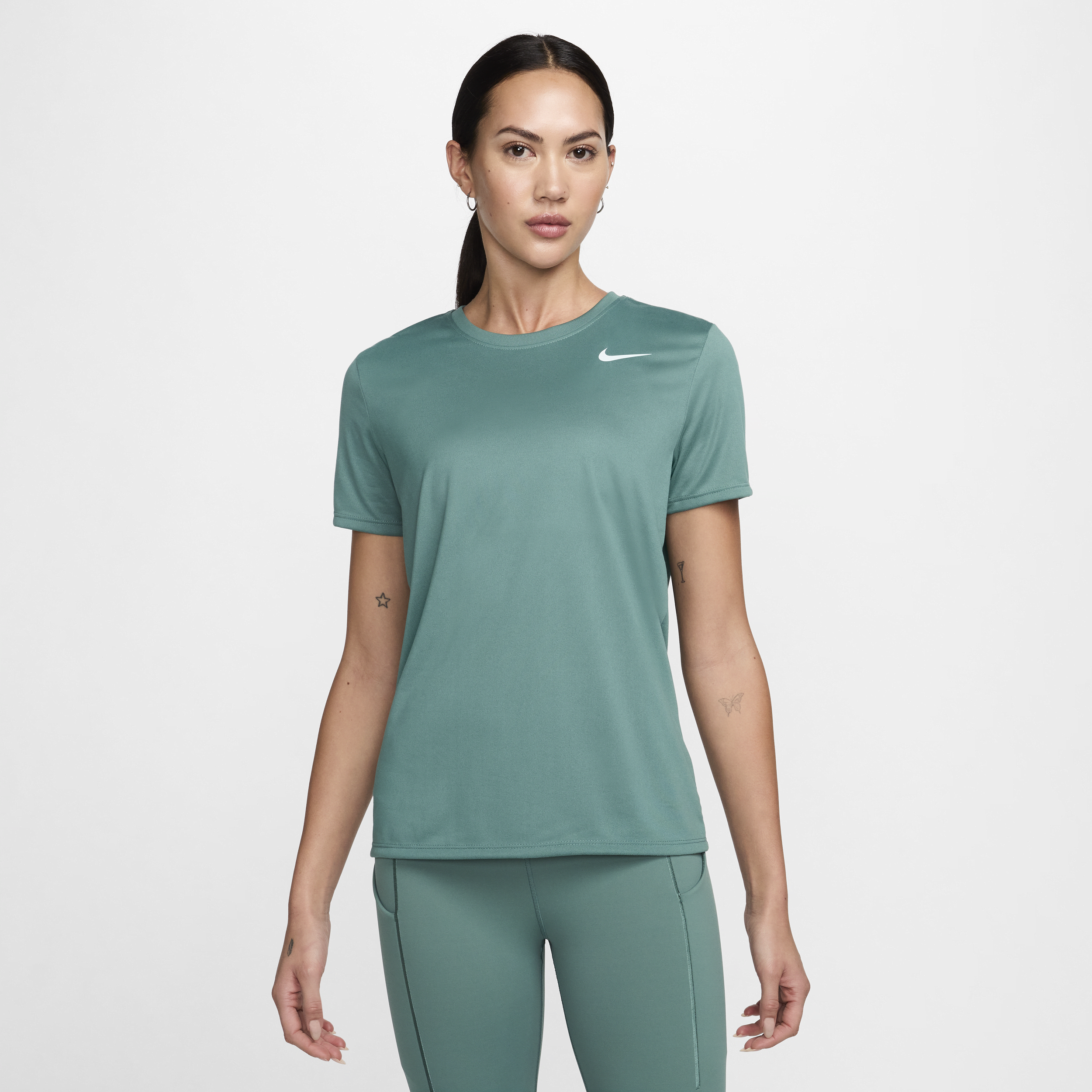 Shop Nike Women's Dri-fit T-shirt In Green