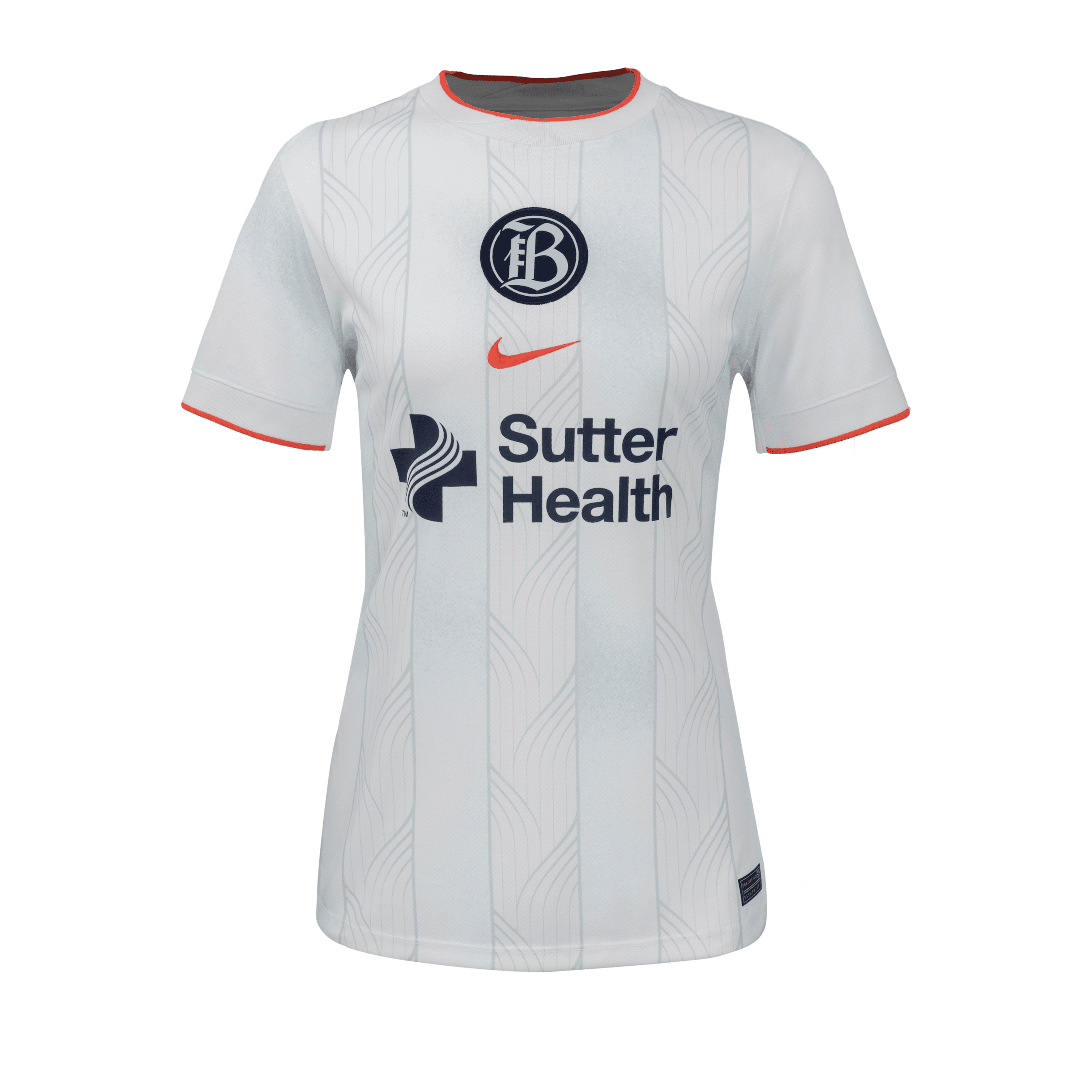 Nike Bay Fc 2025 Stadium Home  Women's Dri-fit Nwsl Replica Jersey In White