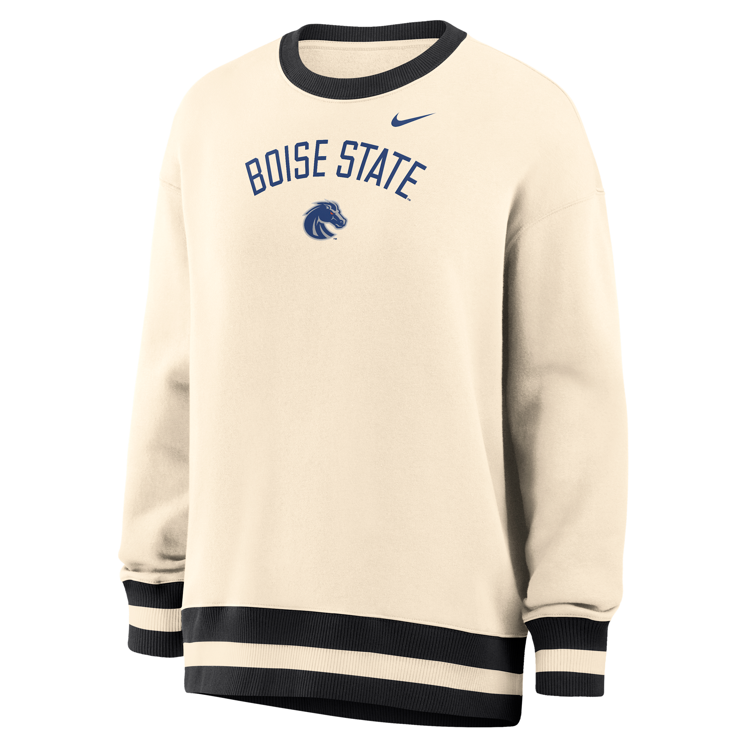 Nike Women's Phoenix (Boise State) Oversized Crew-Neck Sweatshirt in Brown | IV9320-120