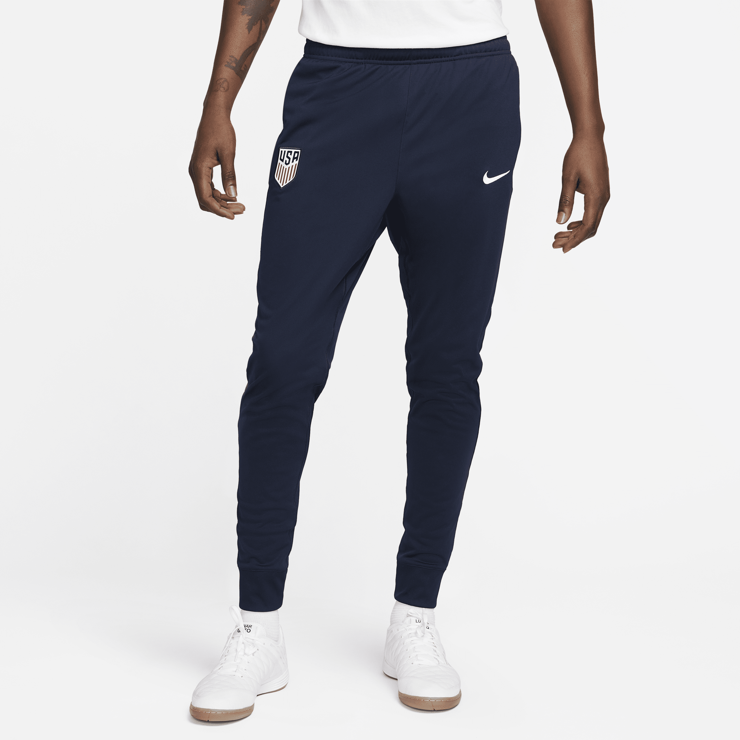 Nike Usmnt Strike  Men's Dri-fit Soccer Track Pants In Blue