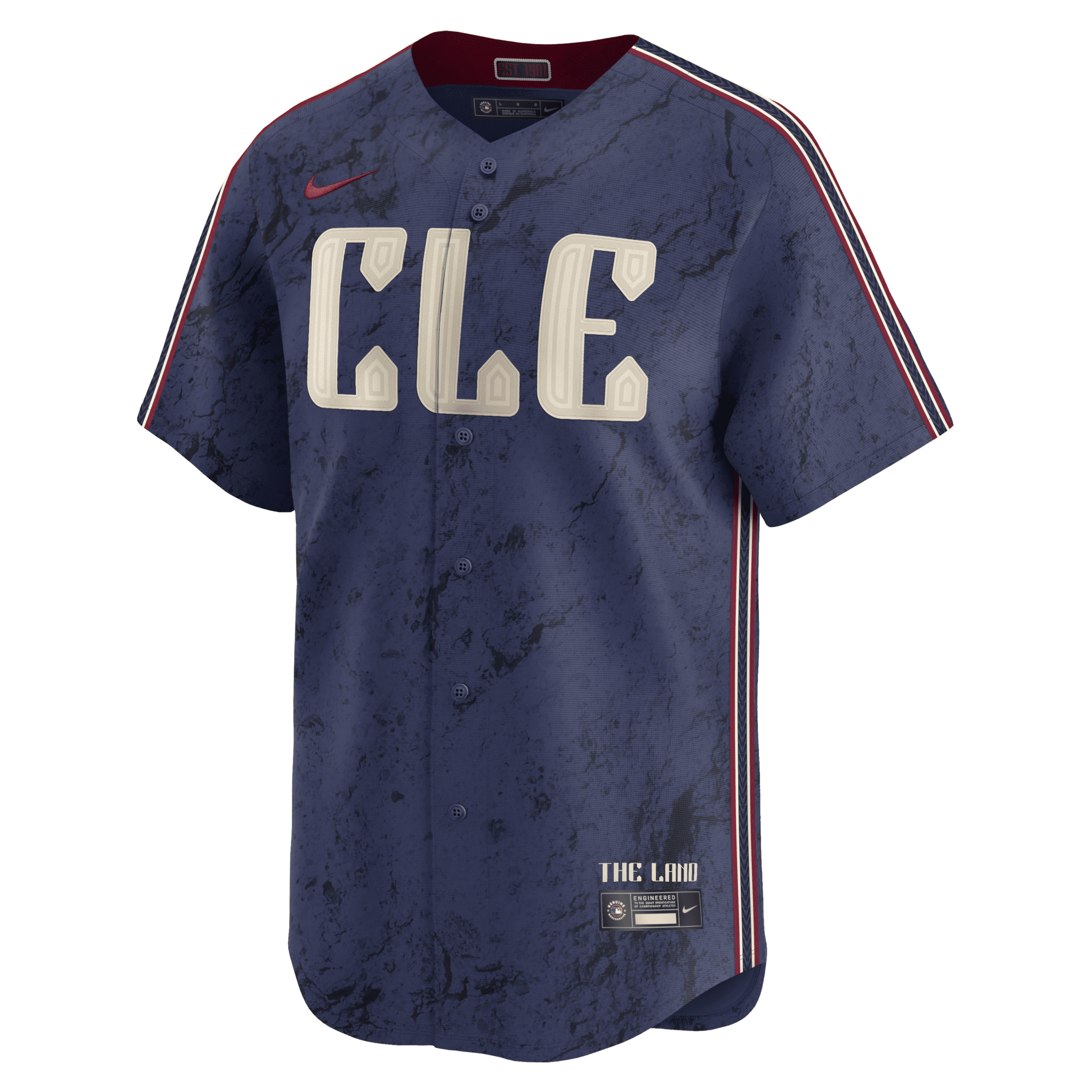 Nike Cleveland Guardians City Connect  Men's Dri-fit Adv Mlb Limited Jersey In Blue
