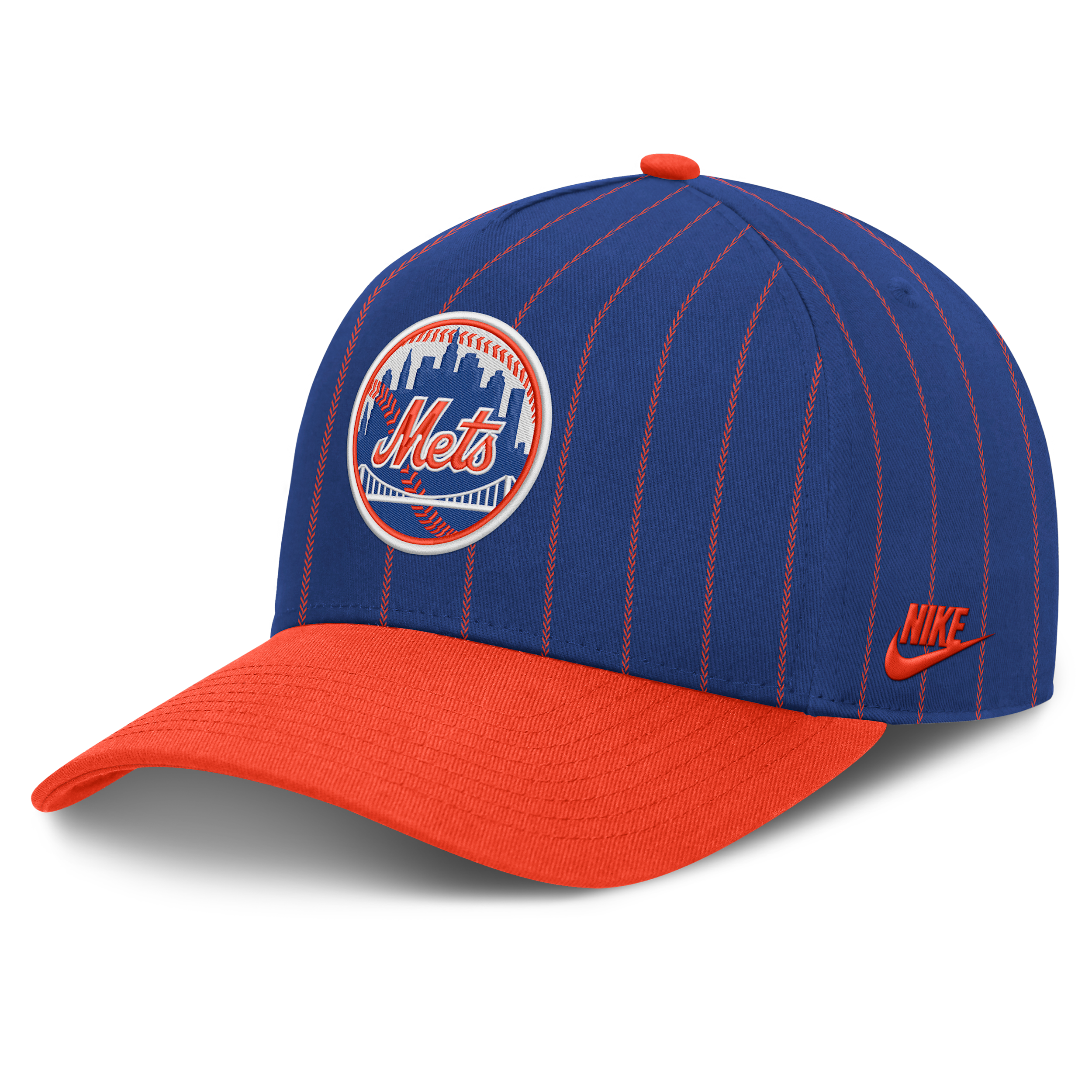 New York Mets Cooperstown Rise Nike Men's MLB A-Frame Adjustable Hat in Blue | NB1D156NM89-JC9