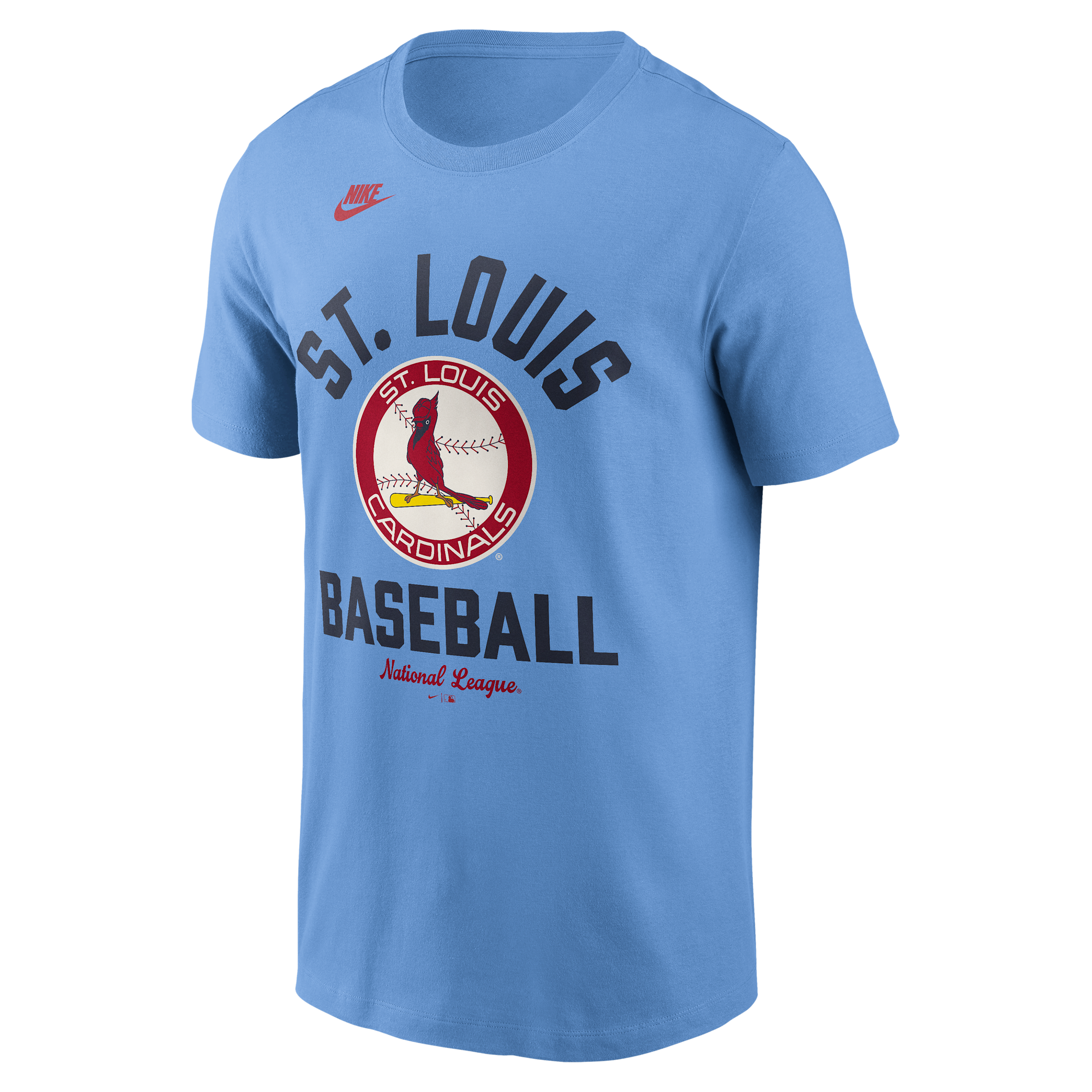 St. Louis Cardinals Cooperstown Nike Men’s MLB T-Shirt in Blue | N1994EYS67-079