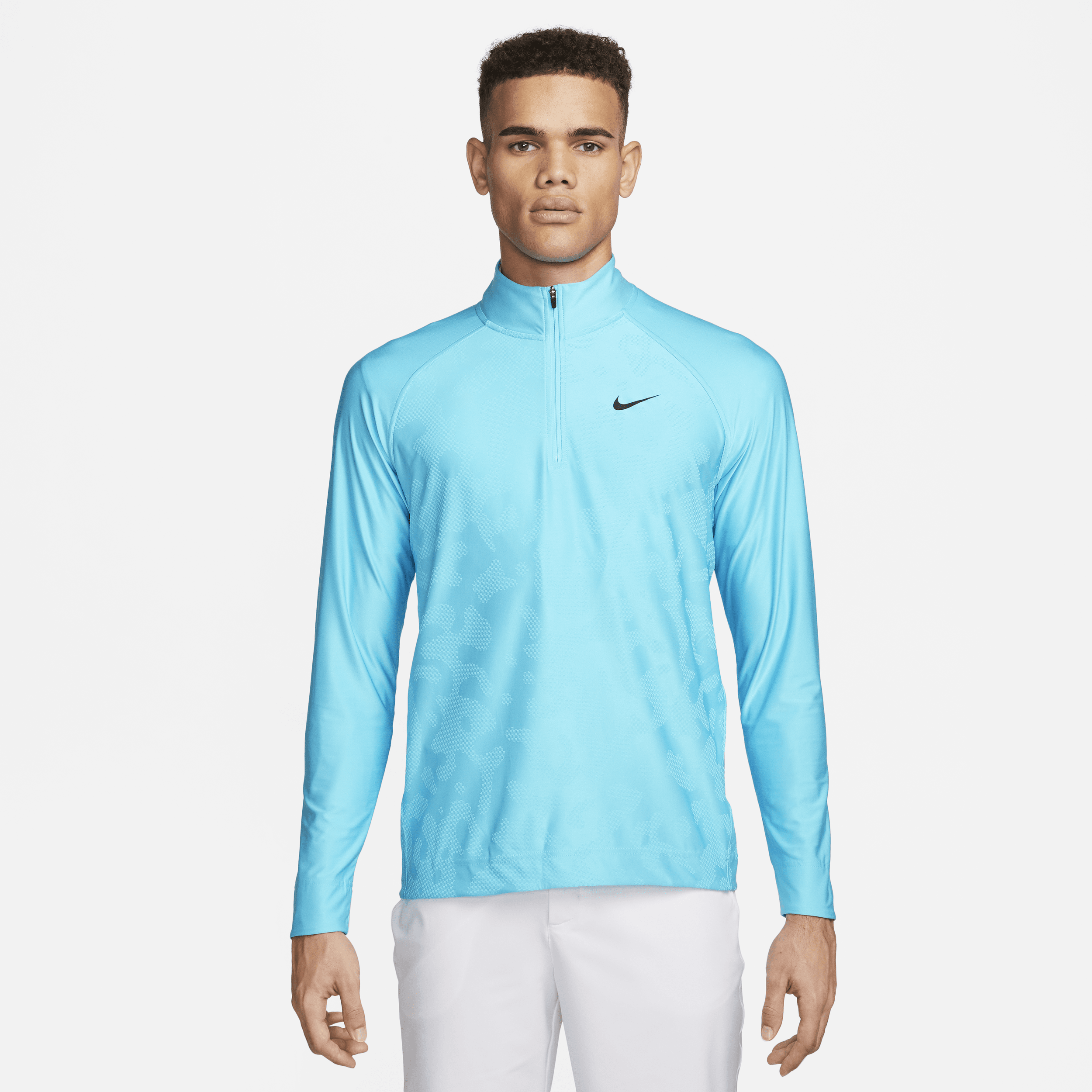 Nike Men's Dri-fit Adv Tour 1/2-zip Golf Top In Blue
