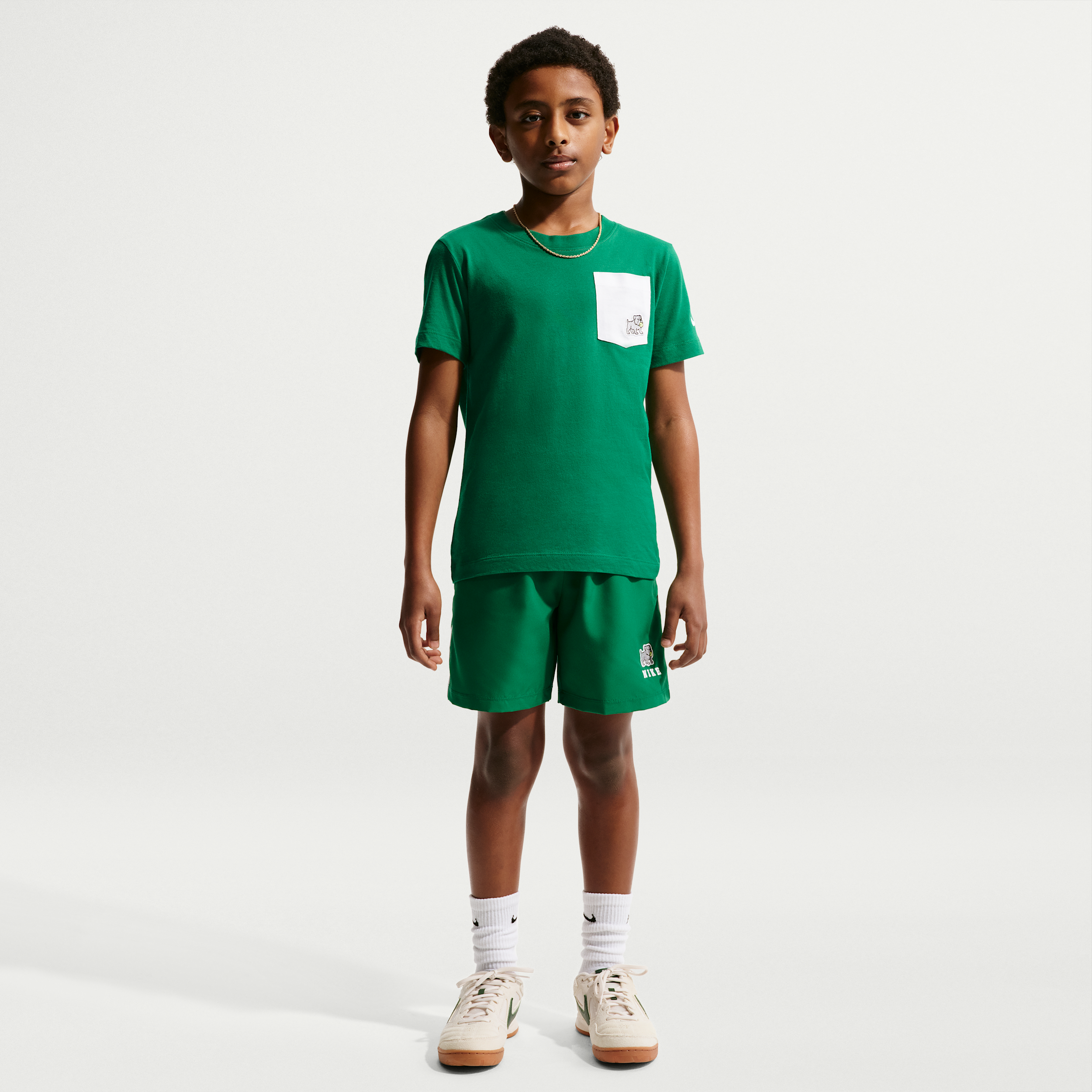 Nike Multi Big Kids' (Boys') Dri-FIT Training Shorts in Green | IR4942-365
