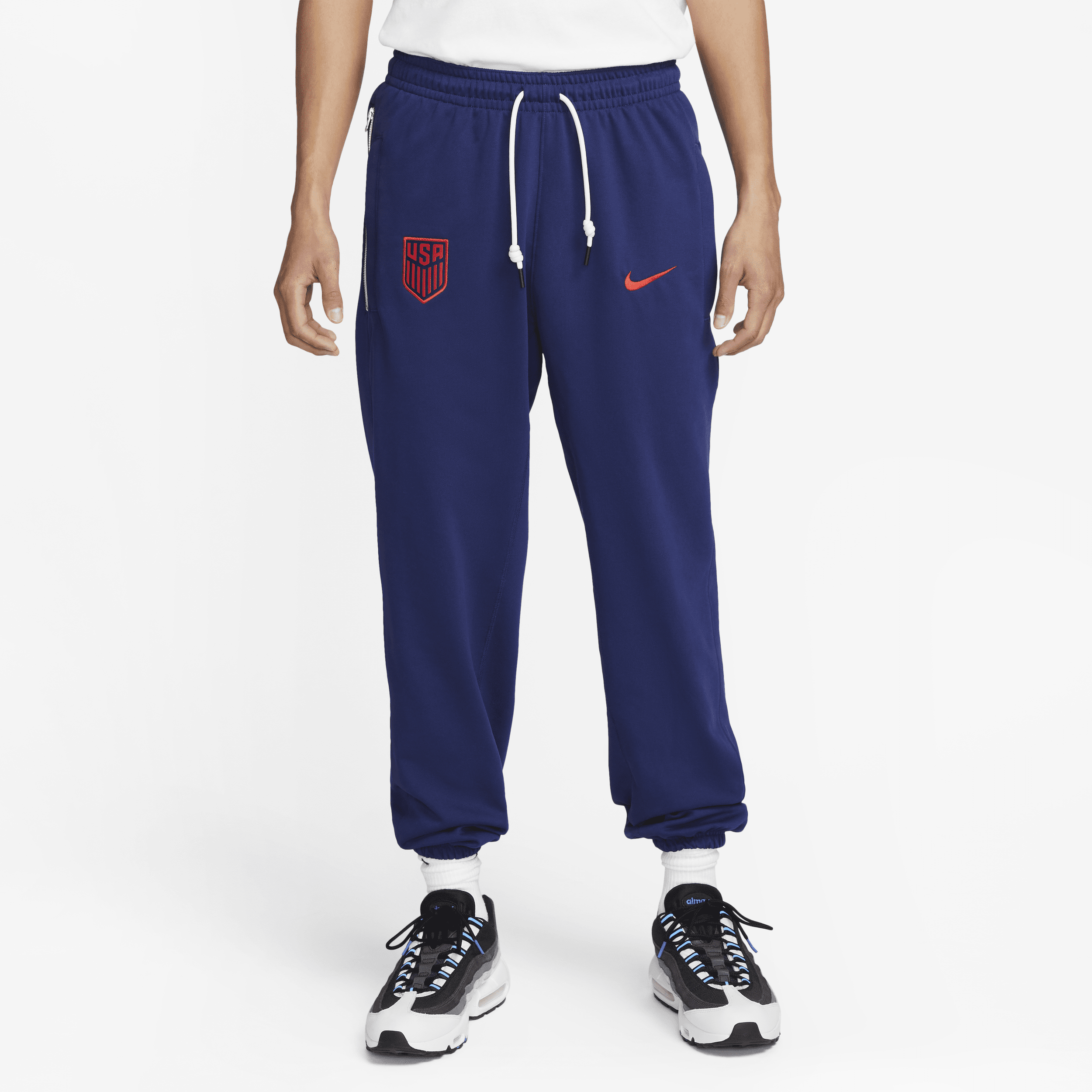 Shop Nike U.s. Standard Issue  Men's Soccer Pants In Blue