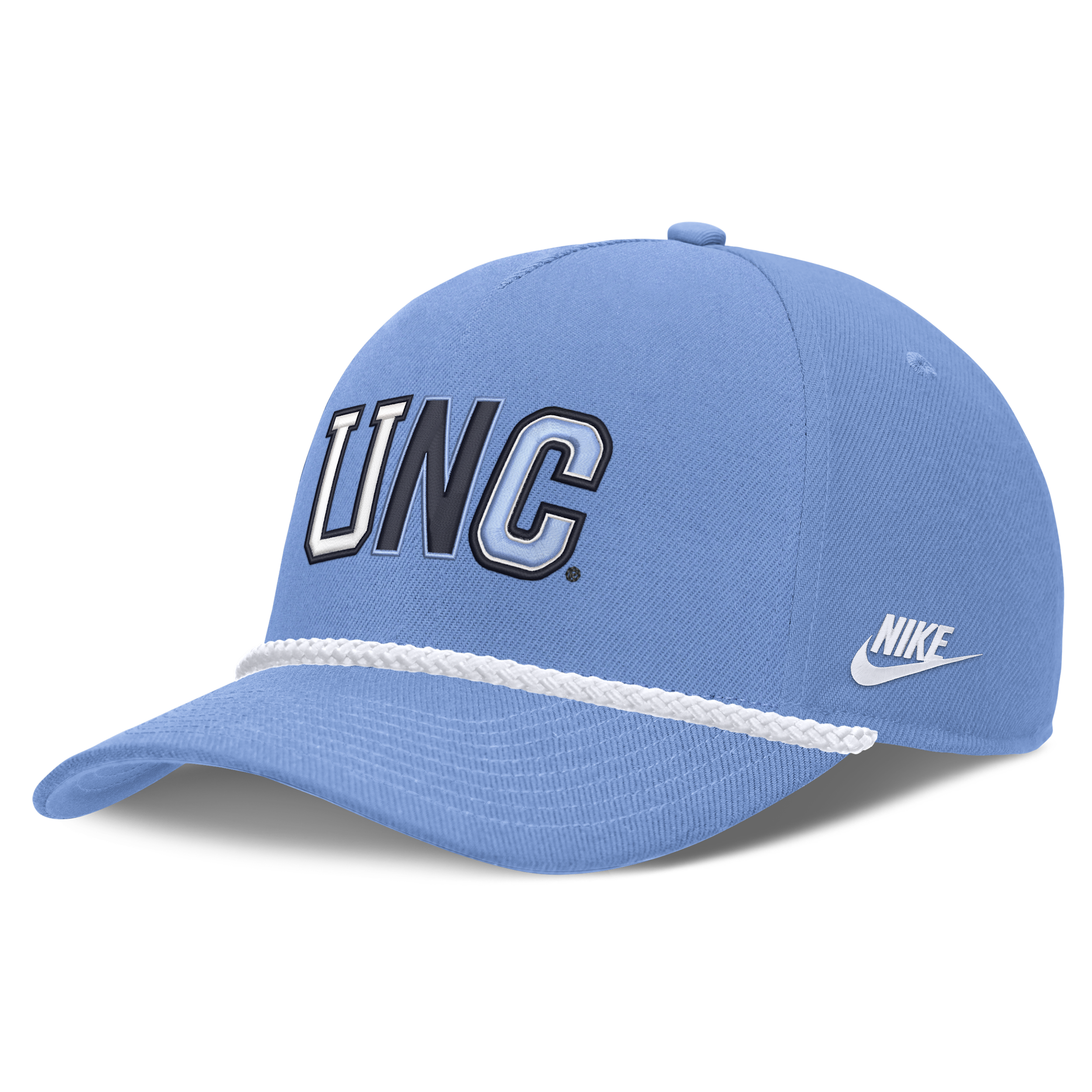 Nike Men's and Women's Light Blue North Carolina Tar Heels 2026 Basketball Refresh 5-Panel Rope Rise Hat - Light Blue