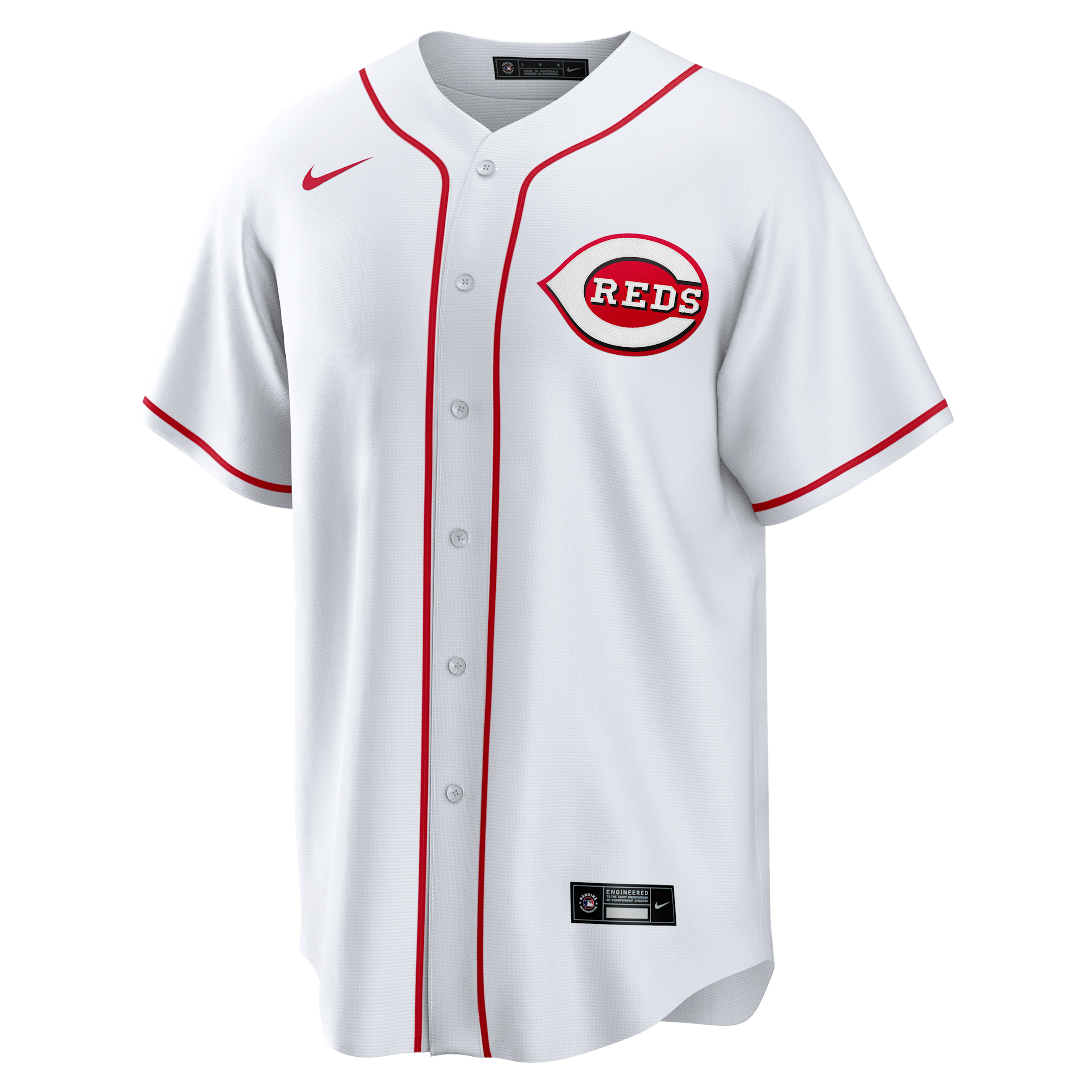 Spencer Steer Cincinnati Reds Nike Men's MLB Replica Jersey in White | T770REAHRD7-S14