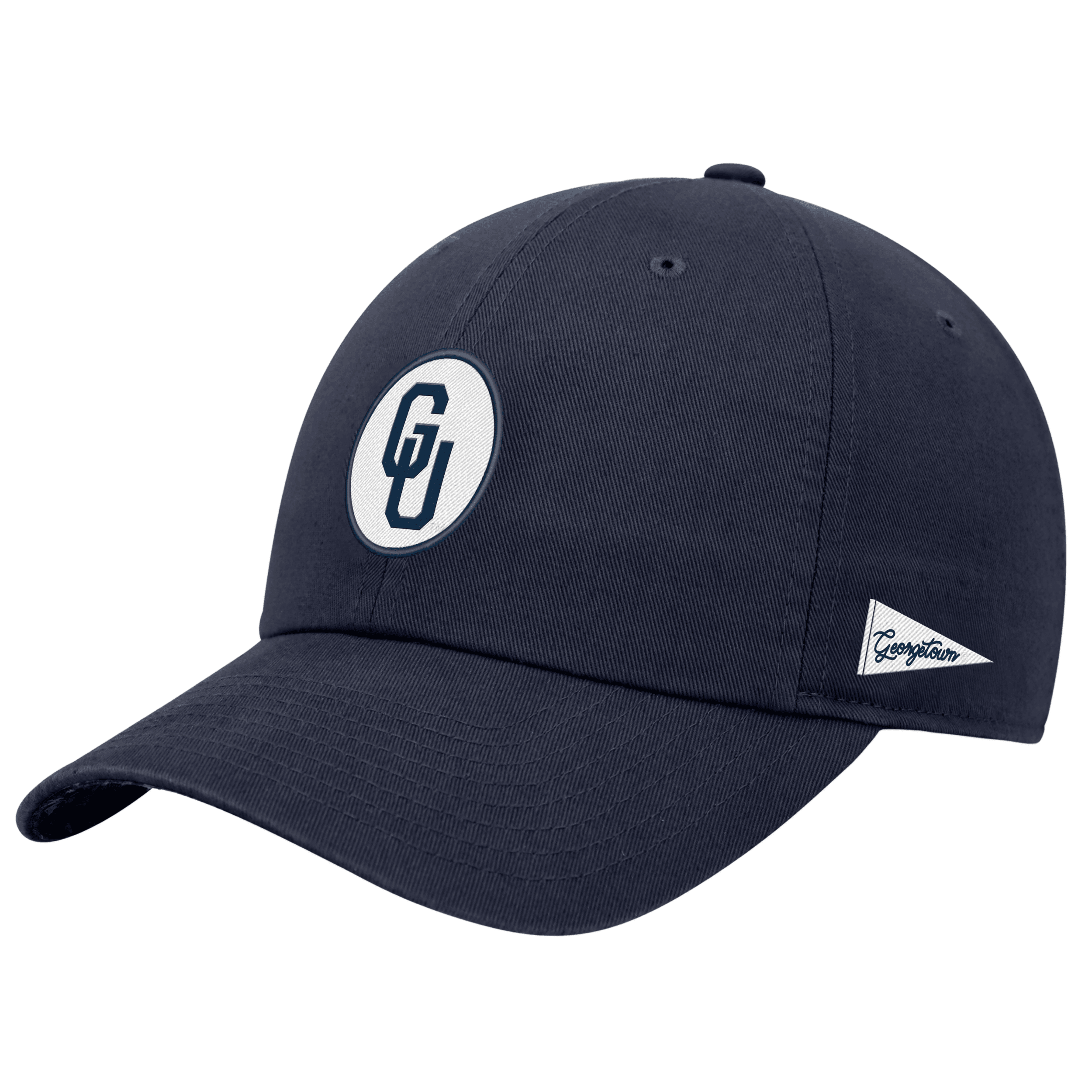 Shop Nike Georgetown Logo  Unisex College Adjustable Cap In Blue