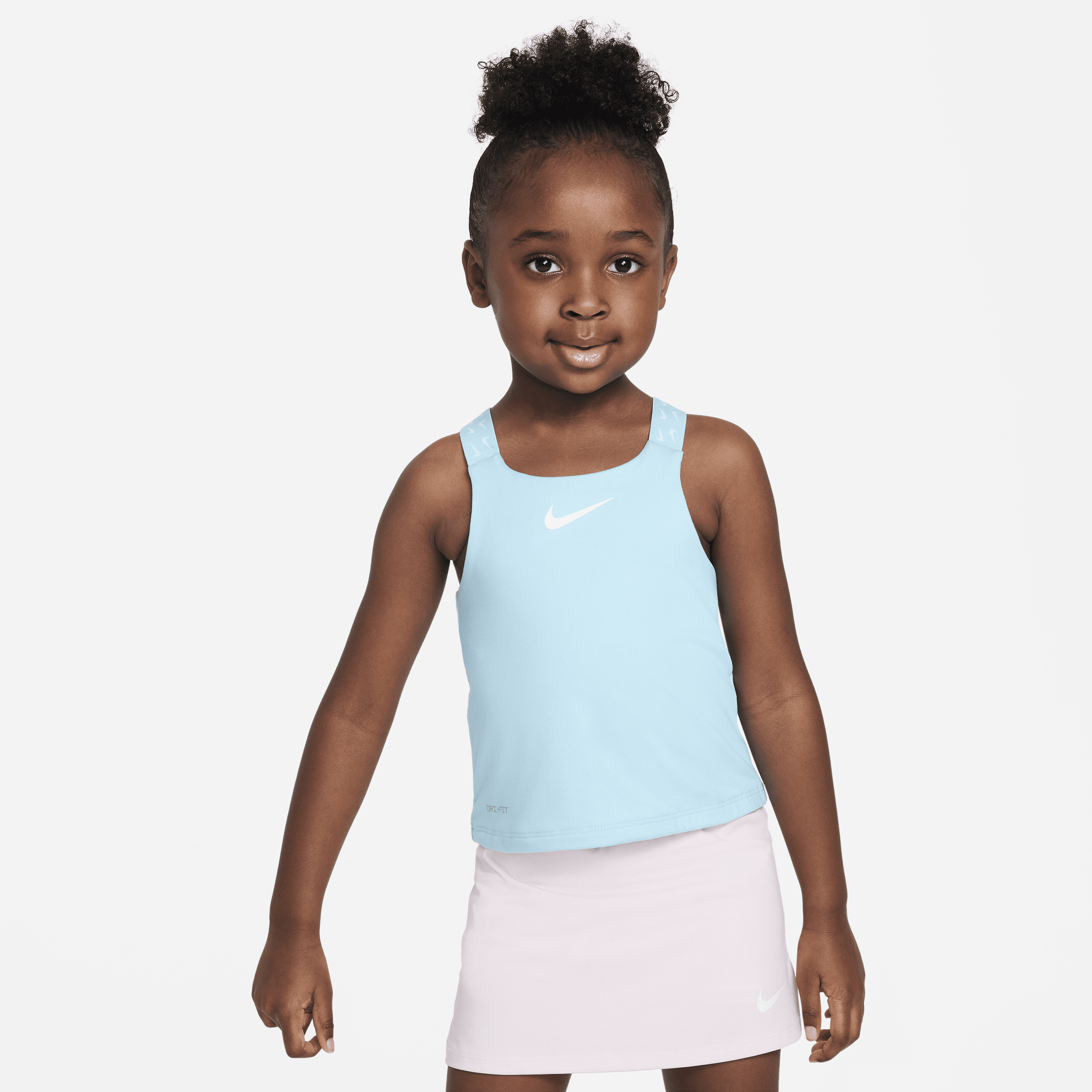 Nike Babies' Dri-fit Toddler Fitted Tank Top In Blue