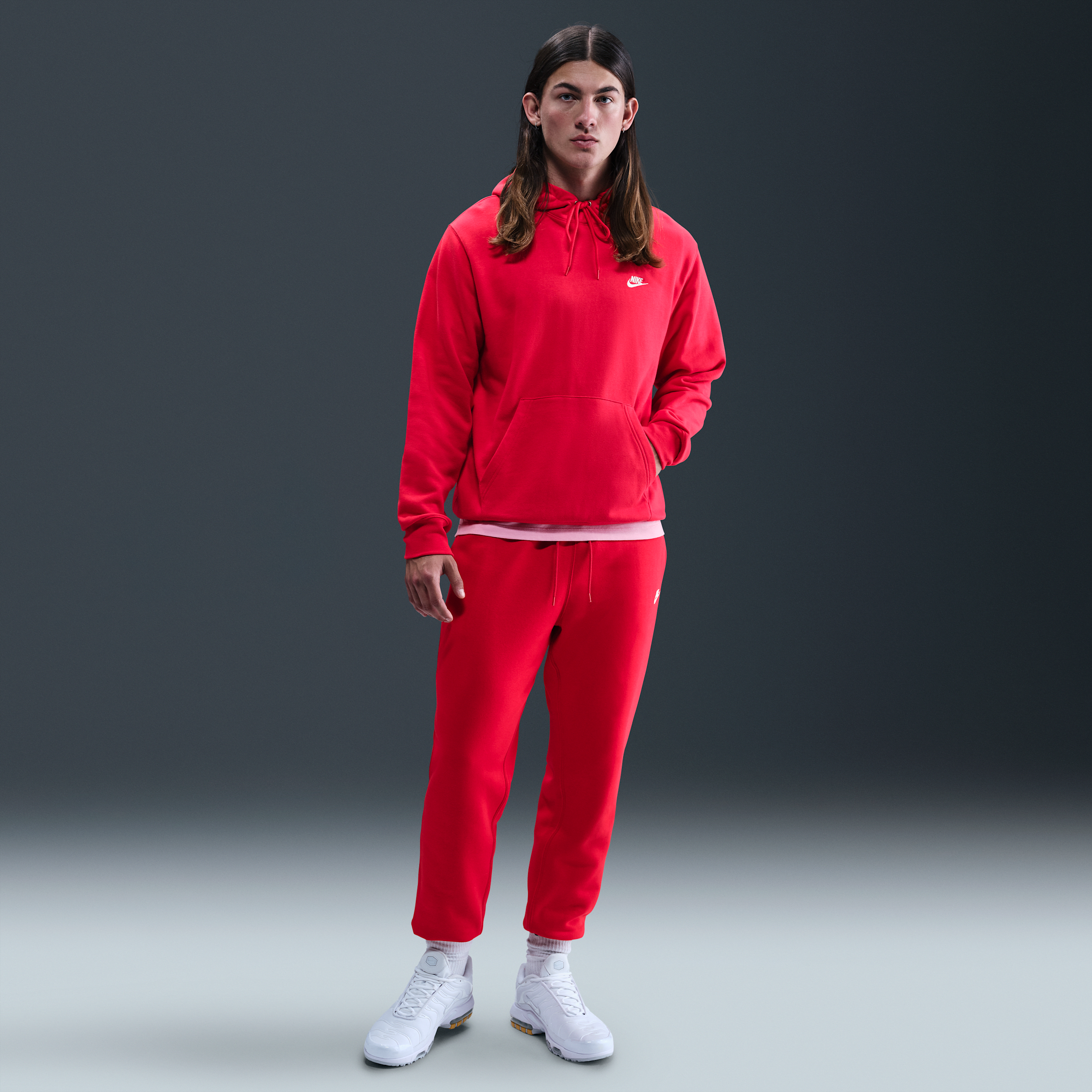 Nike Men's Club Jogger Pants In Red