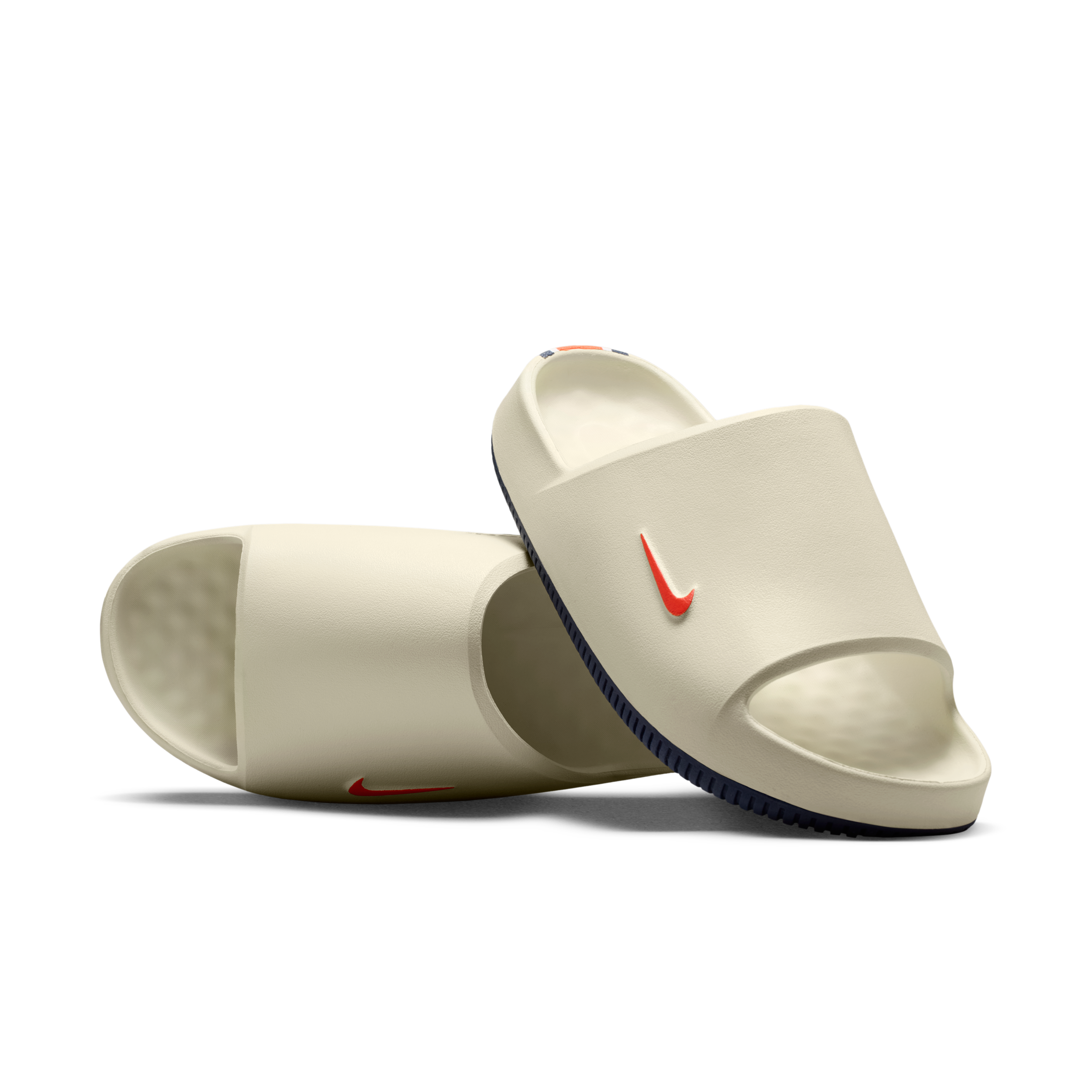 Nike Men's Calm (Auburn) College Slides in White | IM3246-100