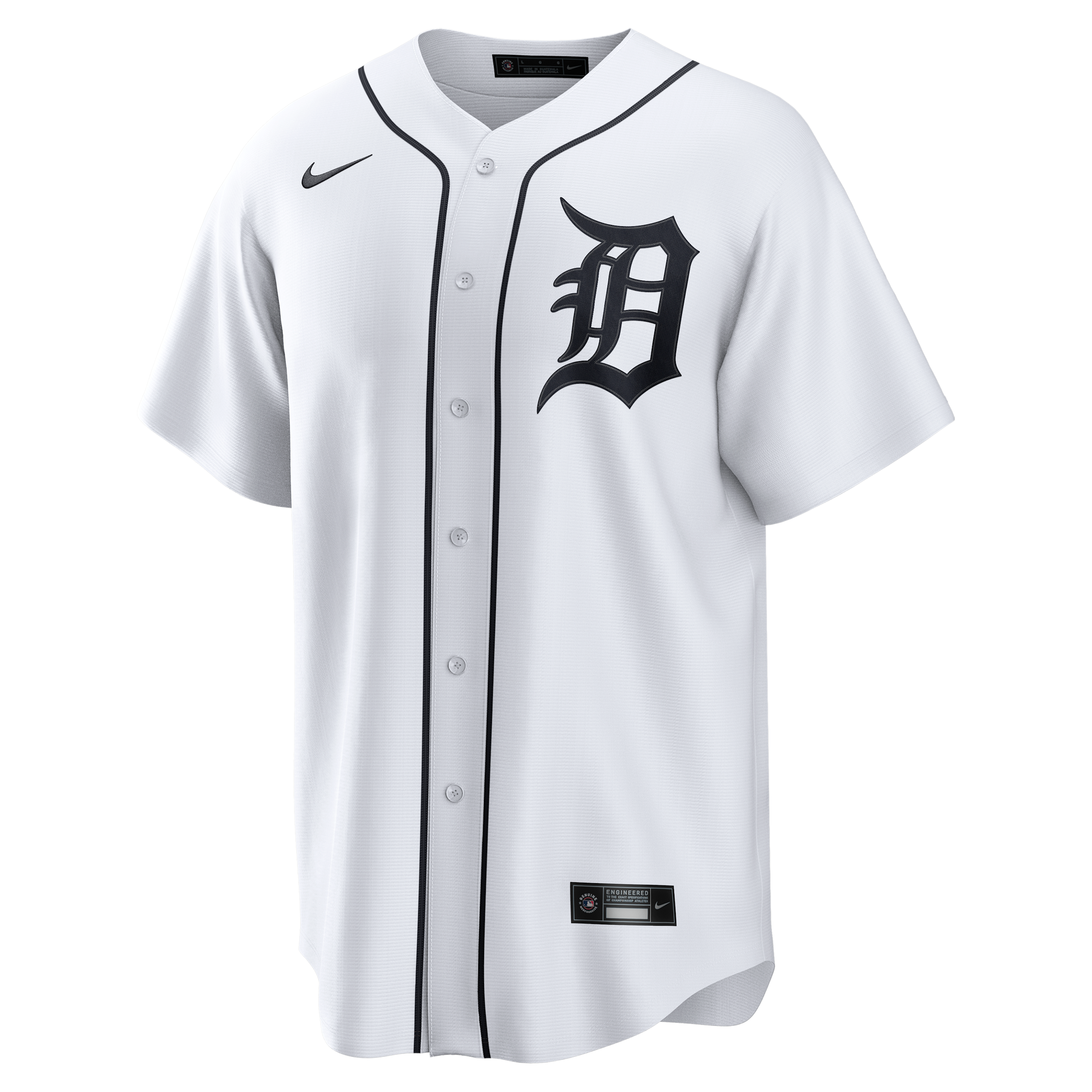 Javier Báez Detroit Tigers Nike Men's MLB Replica Jersey in White | RP26DGHODG9-3WN
