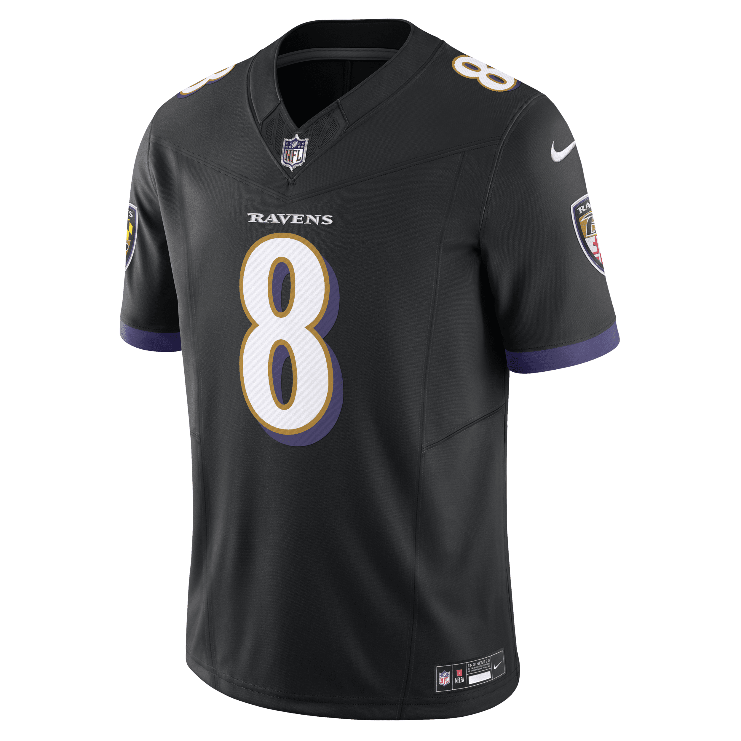 Lamar Jackson Baltimore Ravens Nike Men's Dri-FIT NFL Limited Football Jersey in Black | 31NMBLLA8GF-WZ0
