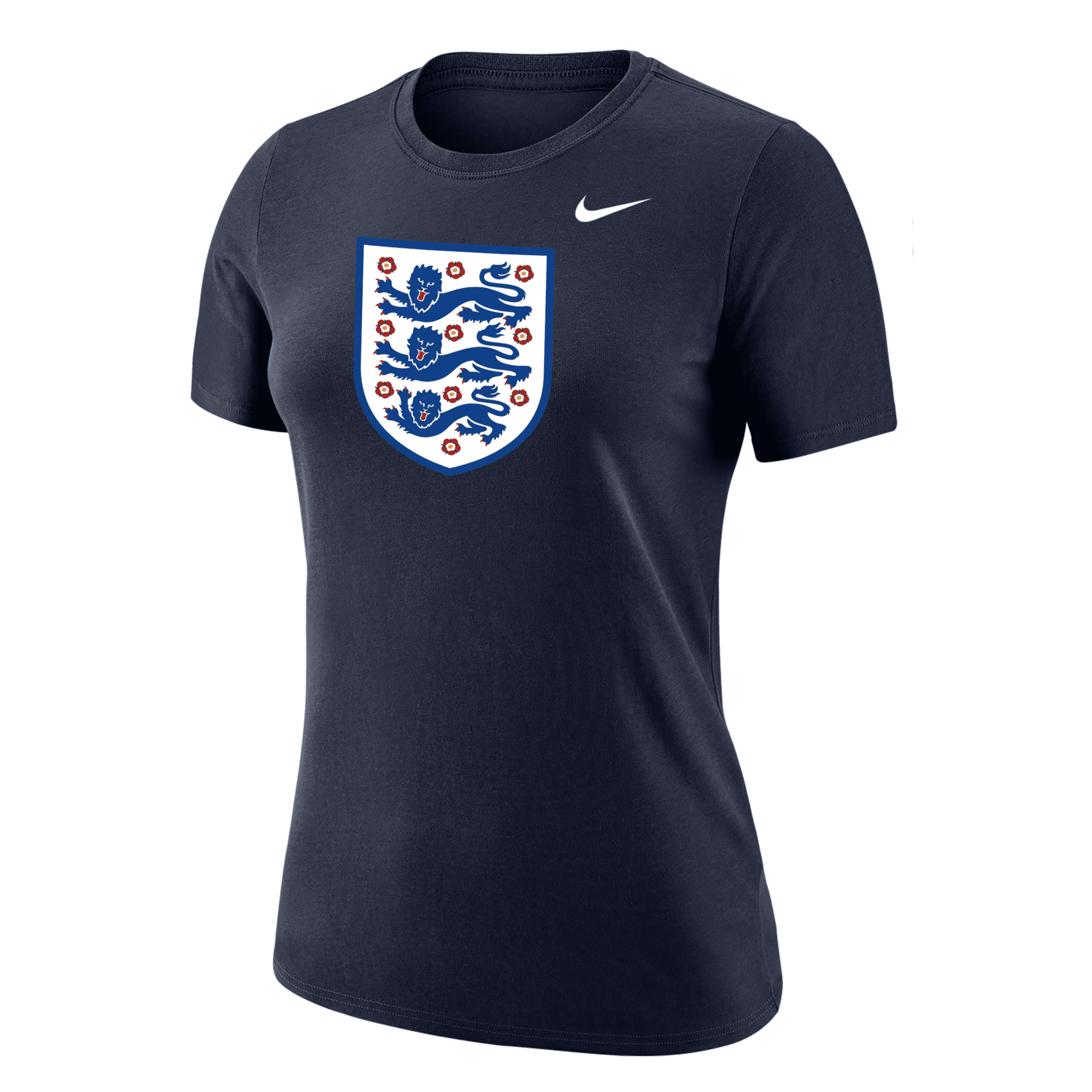 Nike Navy England National Team Club Crest T-shirt In Blue