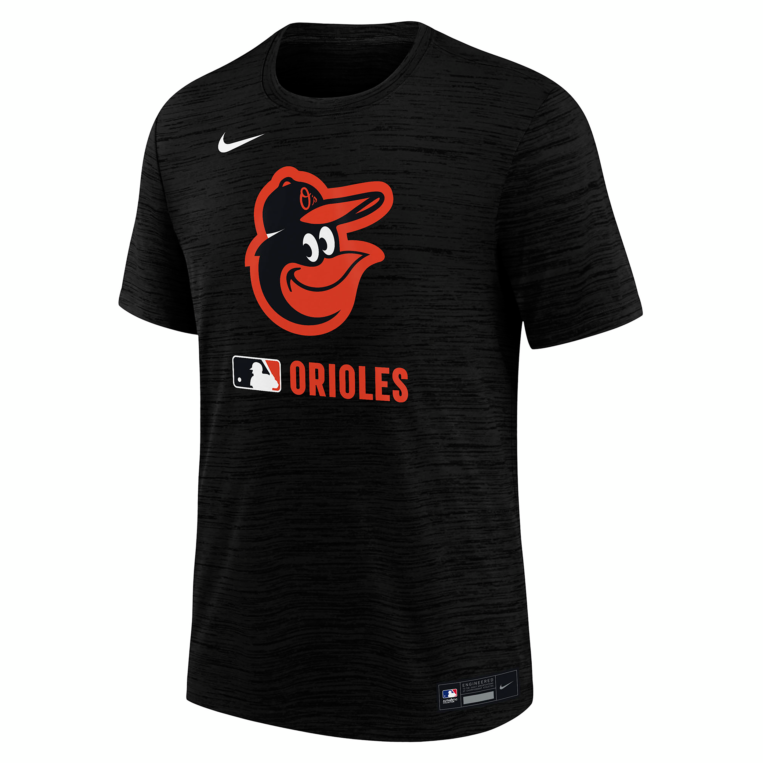 Nike Baltimore Orioles Authentic Collection Velocity Big Kidsâ Dri-fit Mlb T-shirt In Black
