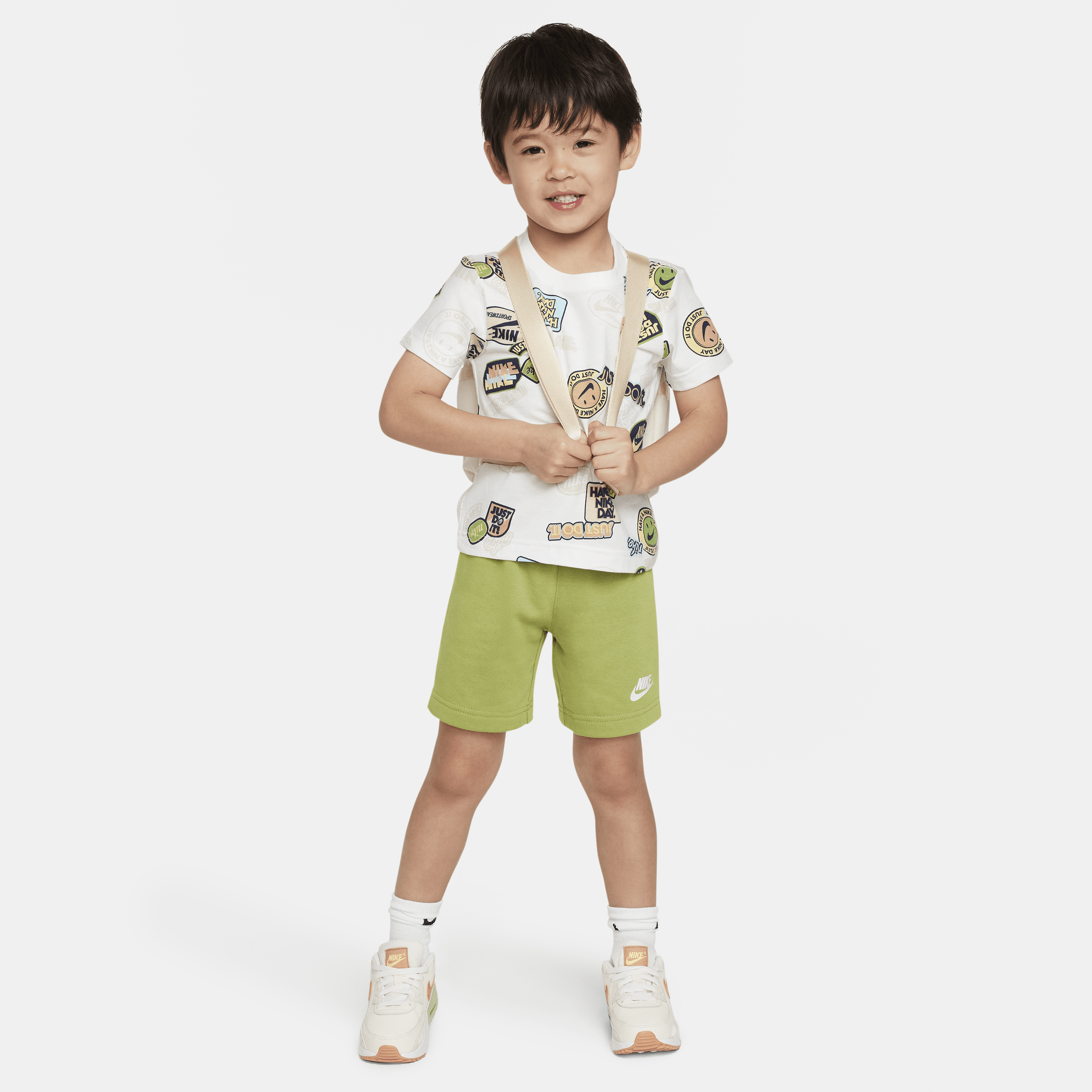 Nike Babies' Sportswear Toddler 2-piece Shorts Set In Green