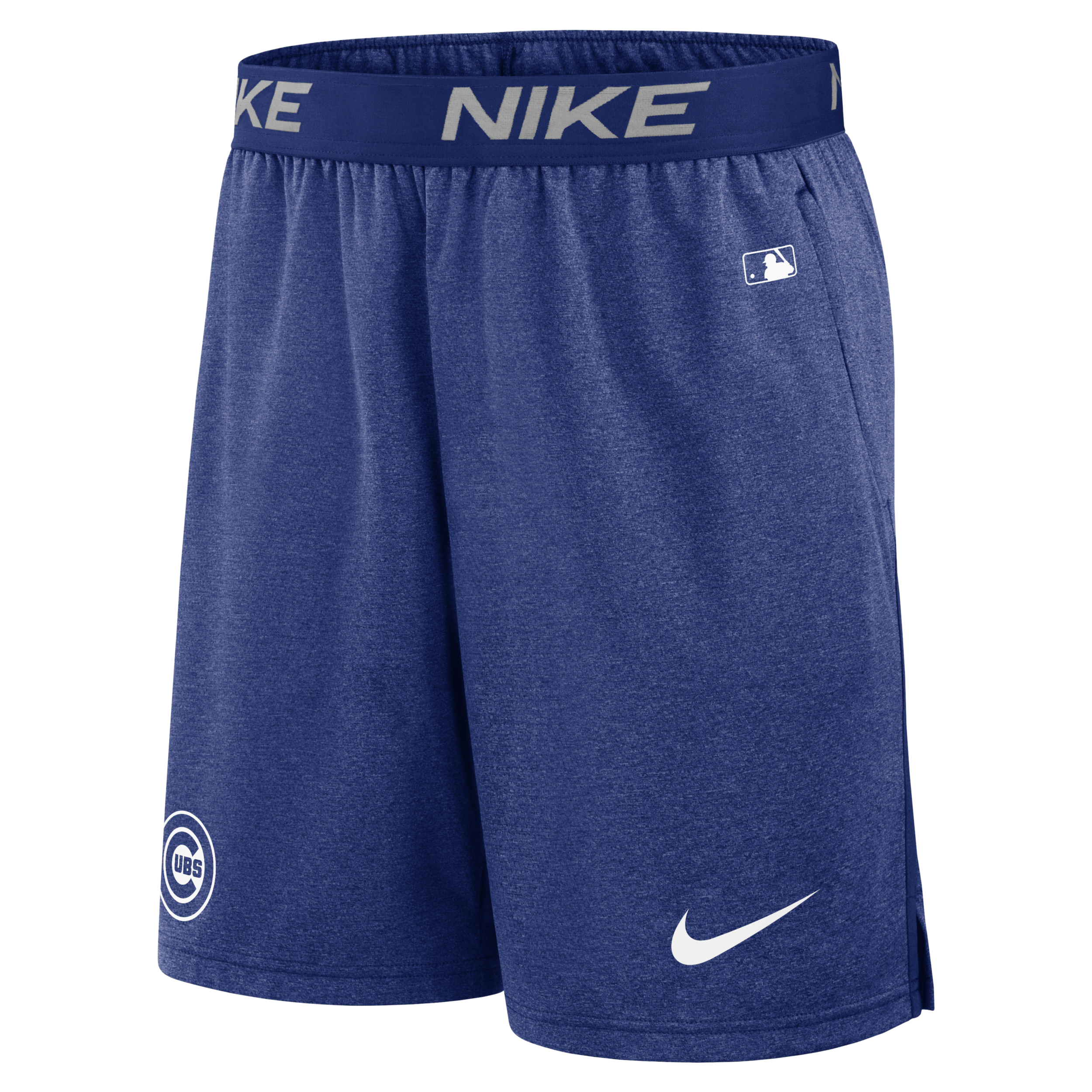 Nike Chicago Cubs Authentic Collection Practice  Men's Dri-fit Mlb Shorts In Blue