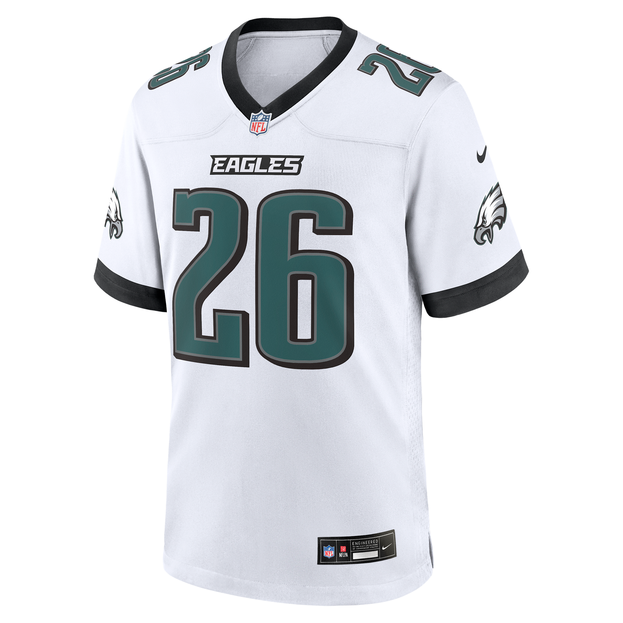 Saquon Barkley Philadelphia Eagles Nike Men's NFL Game Jersey in White | 67NM0G5V86F-XZ7