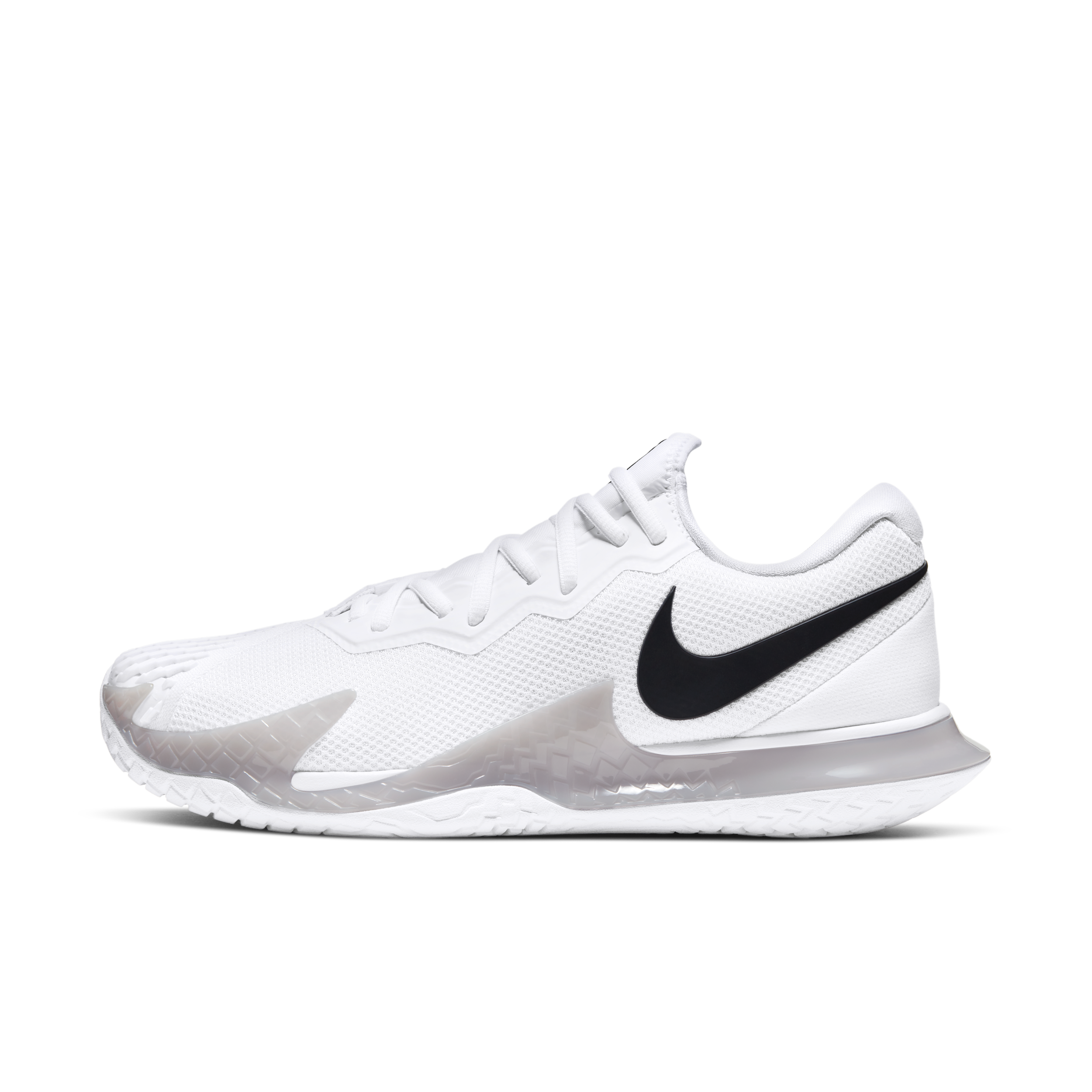 Nike Men's Court Air Zoom Vapor Cage 4 Menâs Hard Court Tennis Shoes in White | CD0424-107