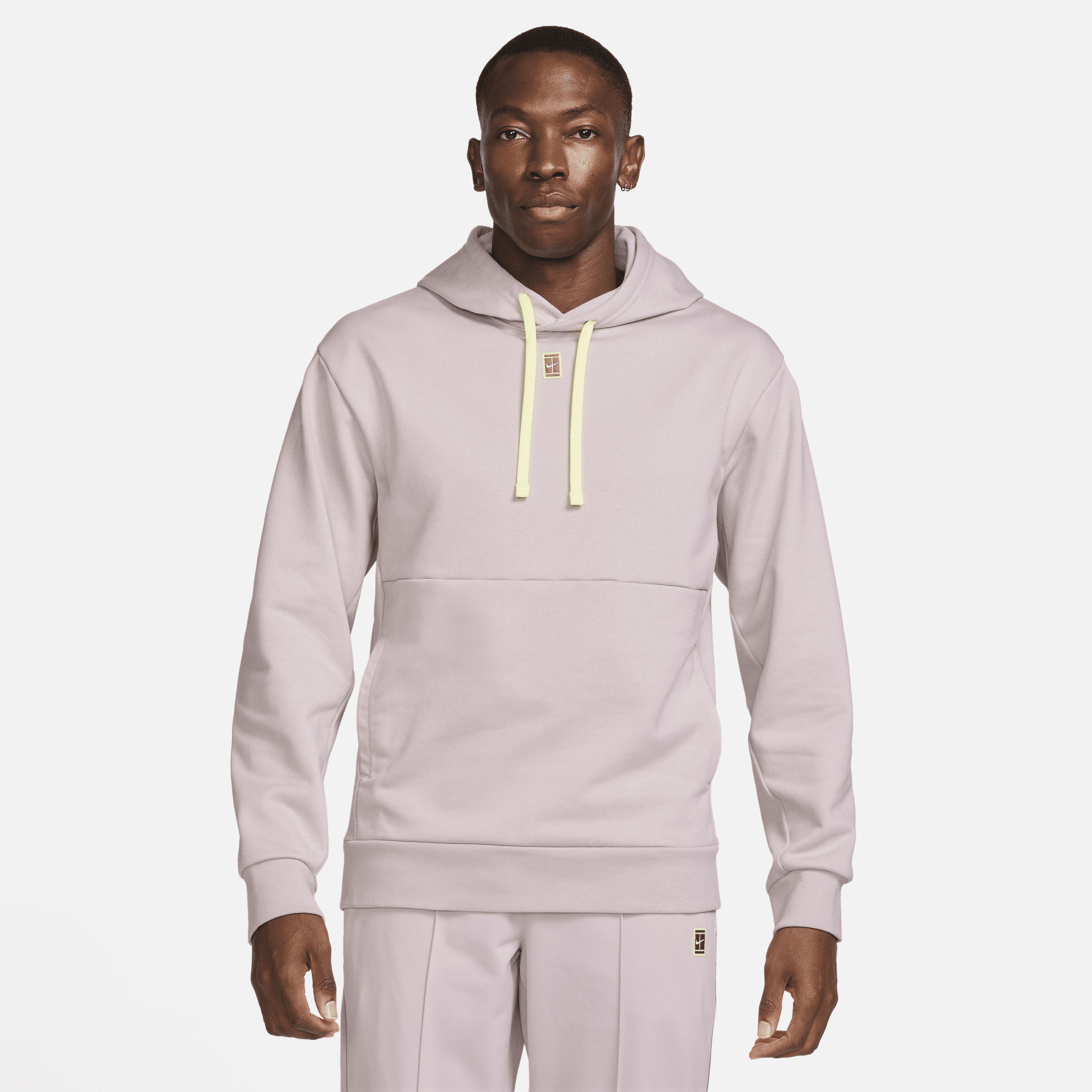 Nike Men's Court Fleece Tennis Hoodie In Purple