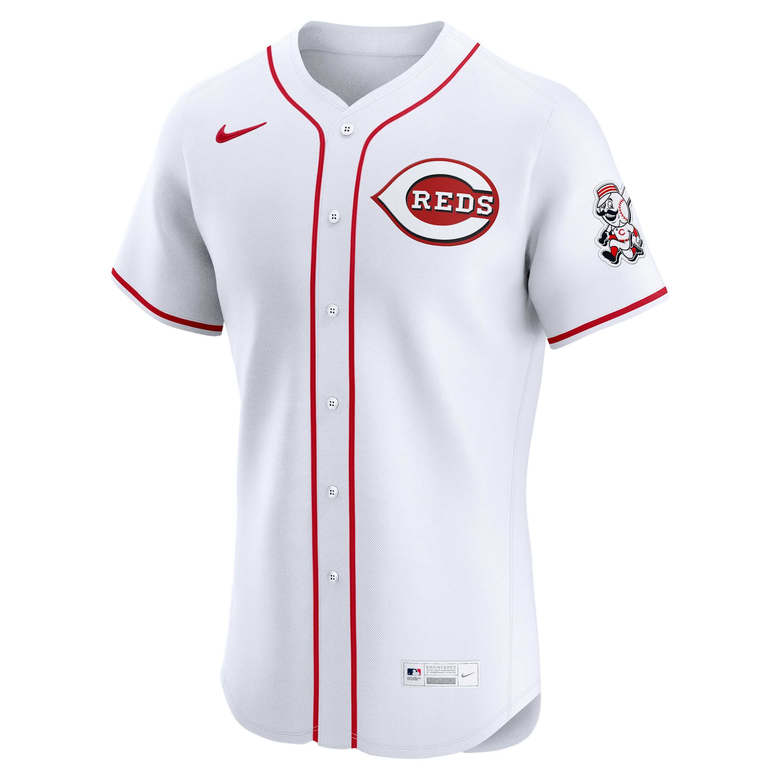 Cincinnati Reds Nike Men's Dri-FIT ADV MLB Elite Jersey in White | 9B10REHORED-BY9