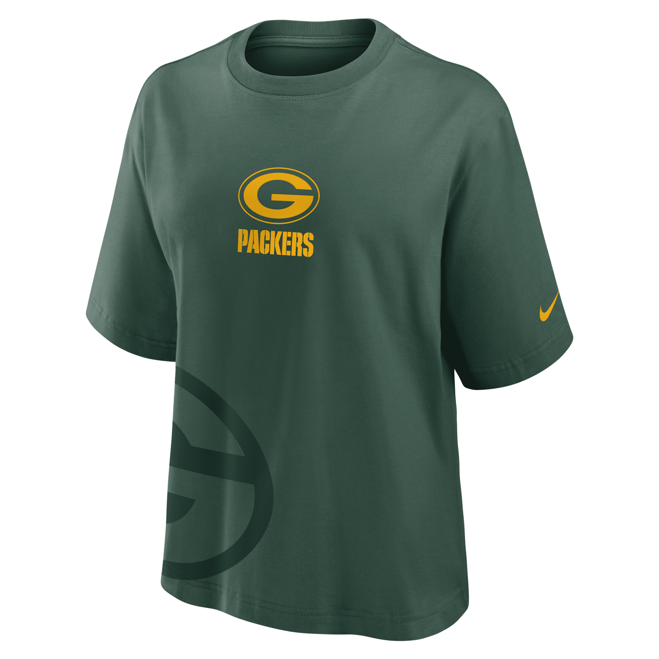 Nike Green Bay Packers Boxy Women's Nfl T-shirt In Green