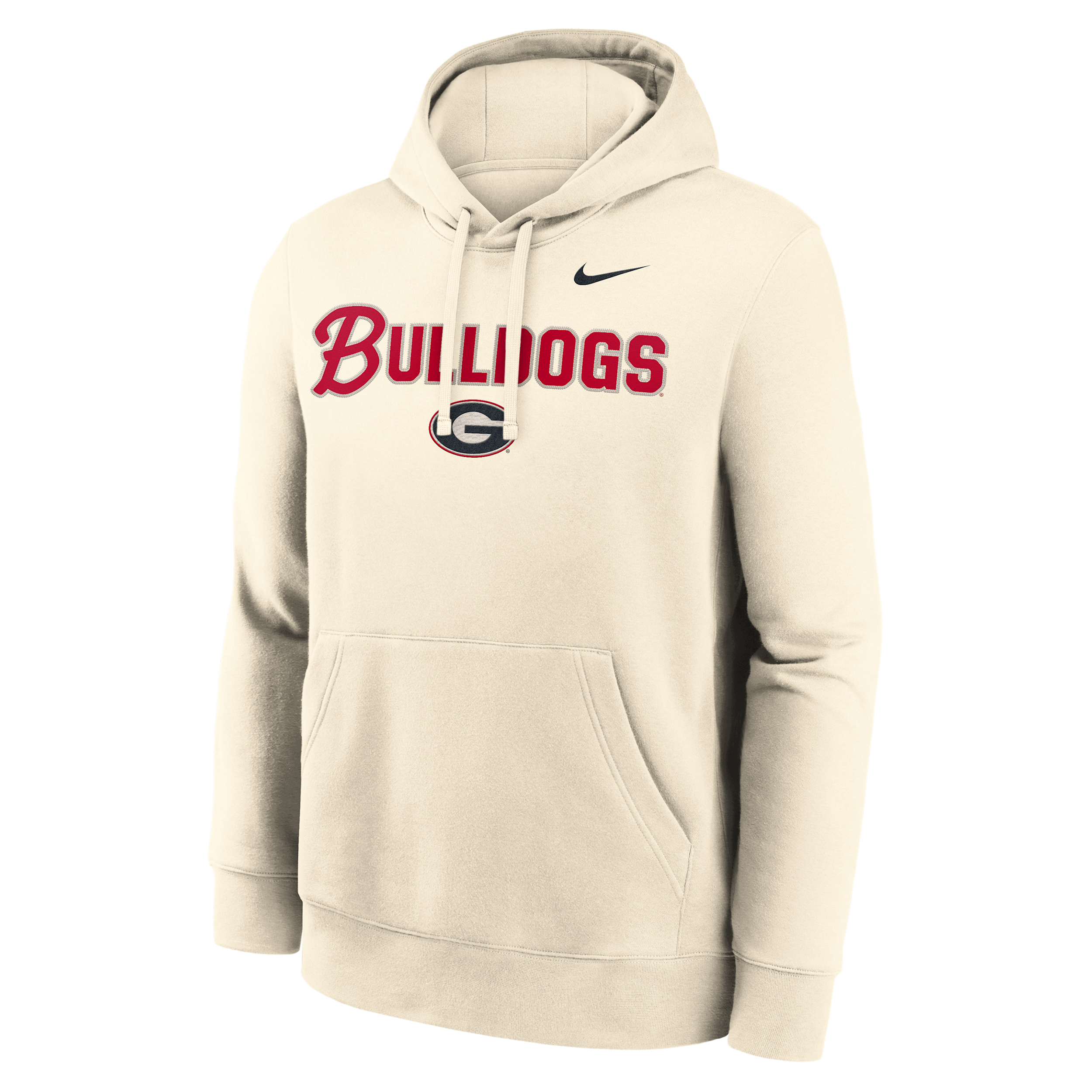 Georgia Primetime Club Nike Men's College Pullover Hoodie in Brown | NKDK15ANGB-TTC