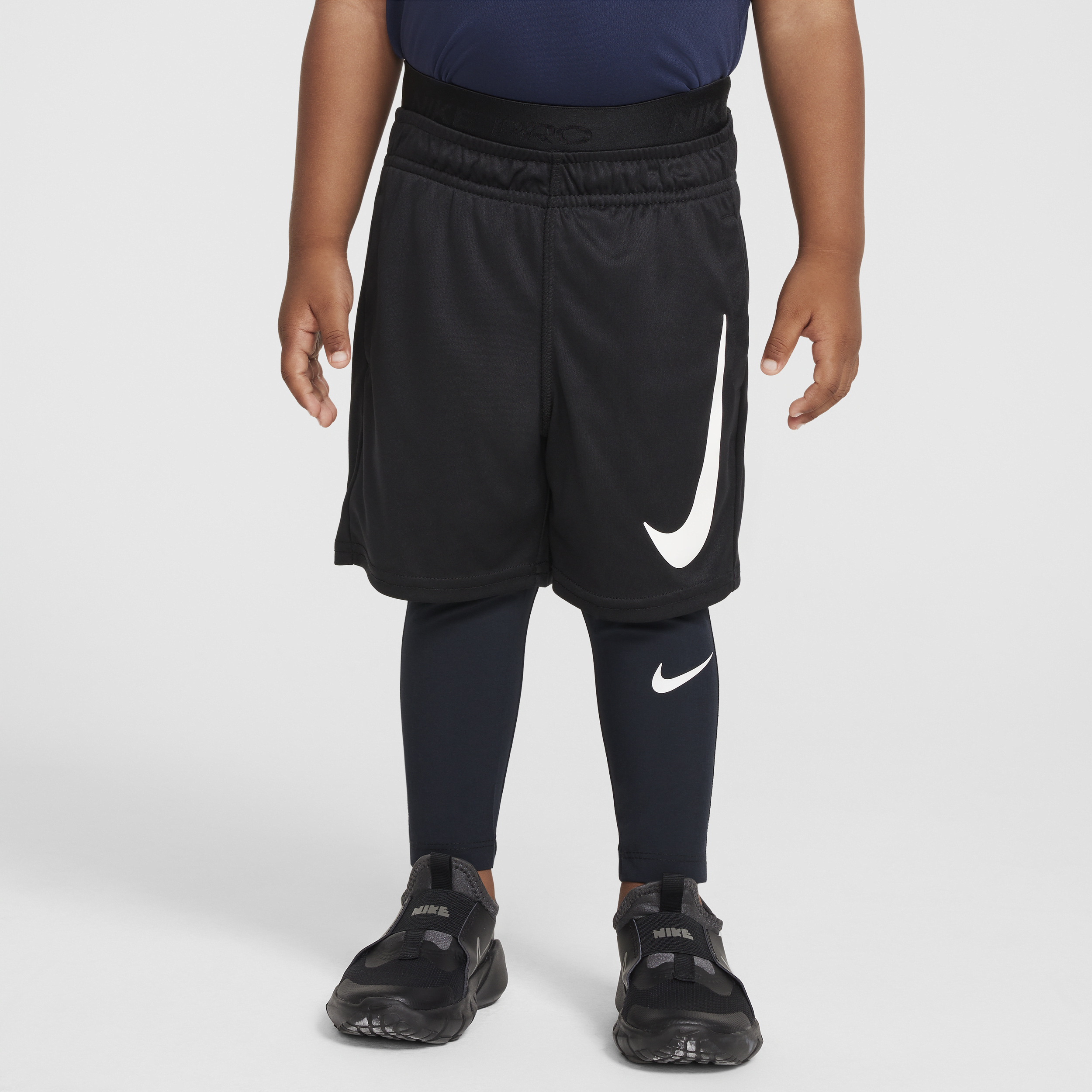 Nike Dri-FIT Pro Toddler Tights in Black 76M411-023 23$
