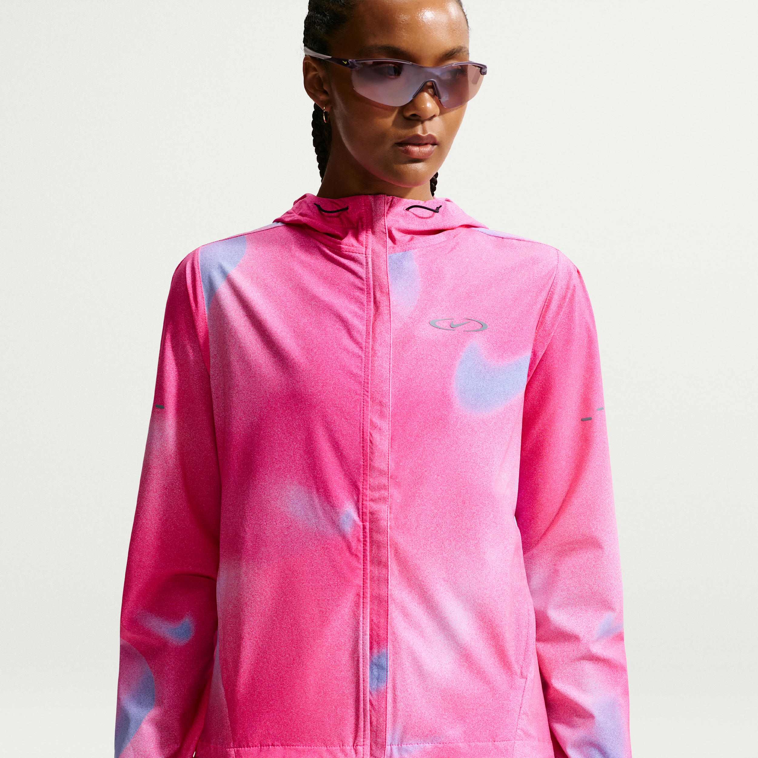 Nike Women's Swift Repel Packable Running Jacket in Pink | IR4761-645
