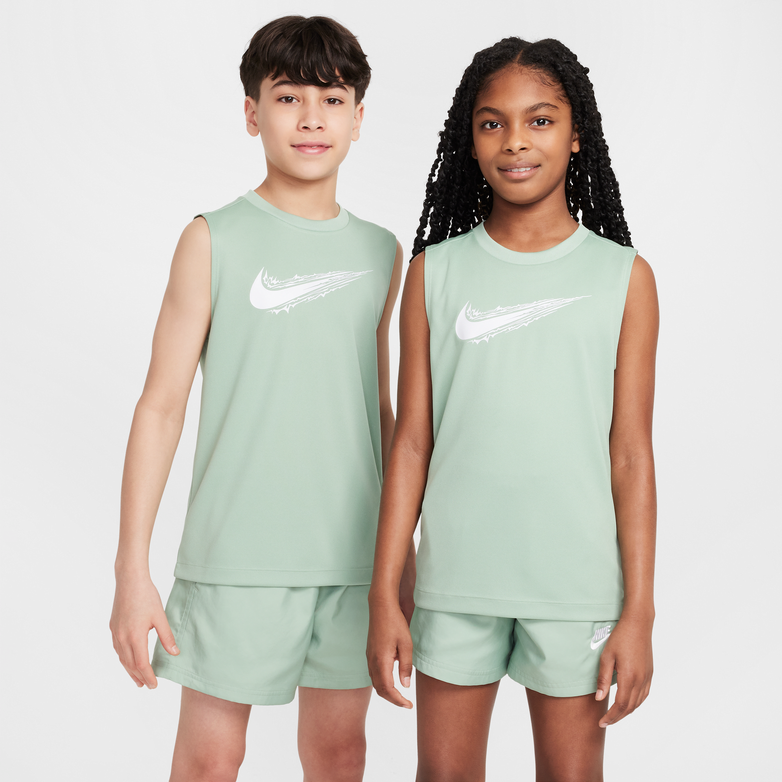 Nike Multi Big Kids' (boys') Dri-fit Sleeveless Shirt In Green