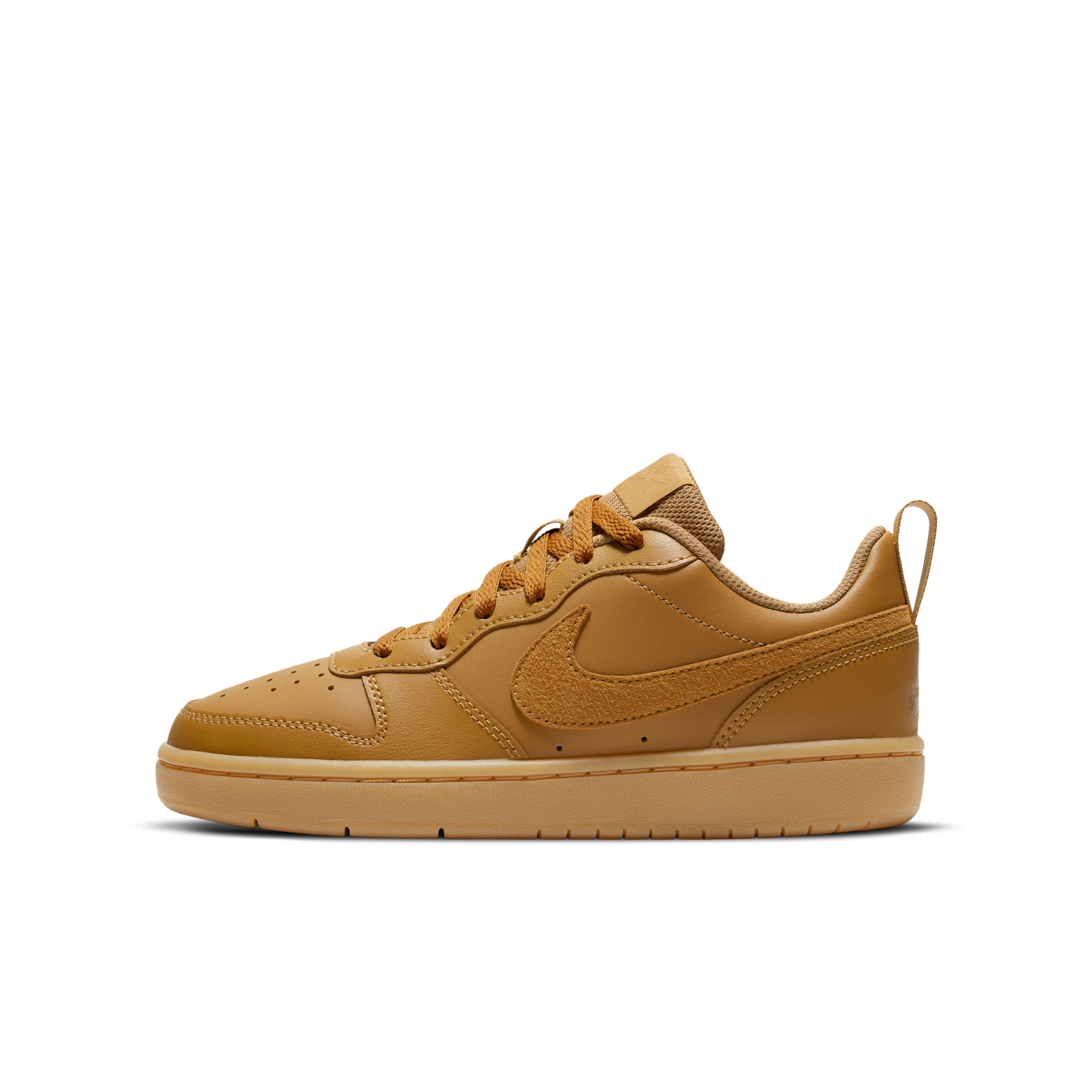 Nike Court Borough Low 2 Big Kids' Shoes in Brown | BQ5448-700