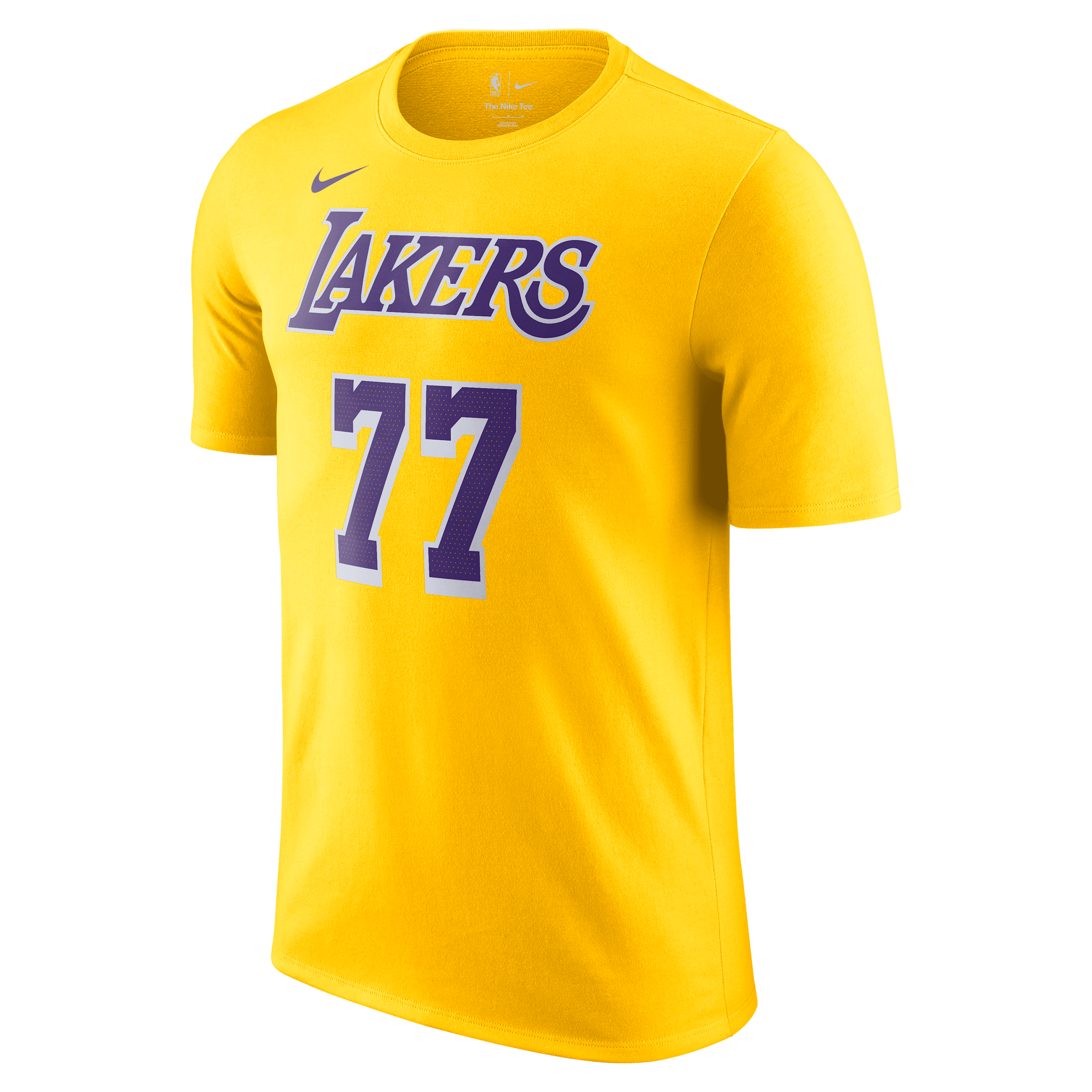 Luka DonÄiÄ Los Angeles Lakers Icon Edition Nike Men's NBA T-Shirt in Yellow | DR6380-733