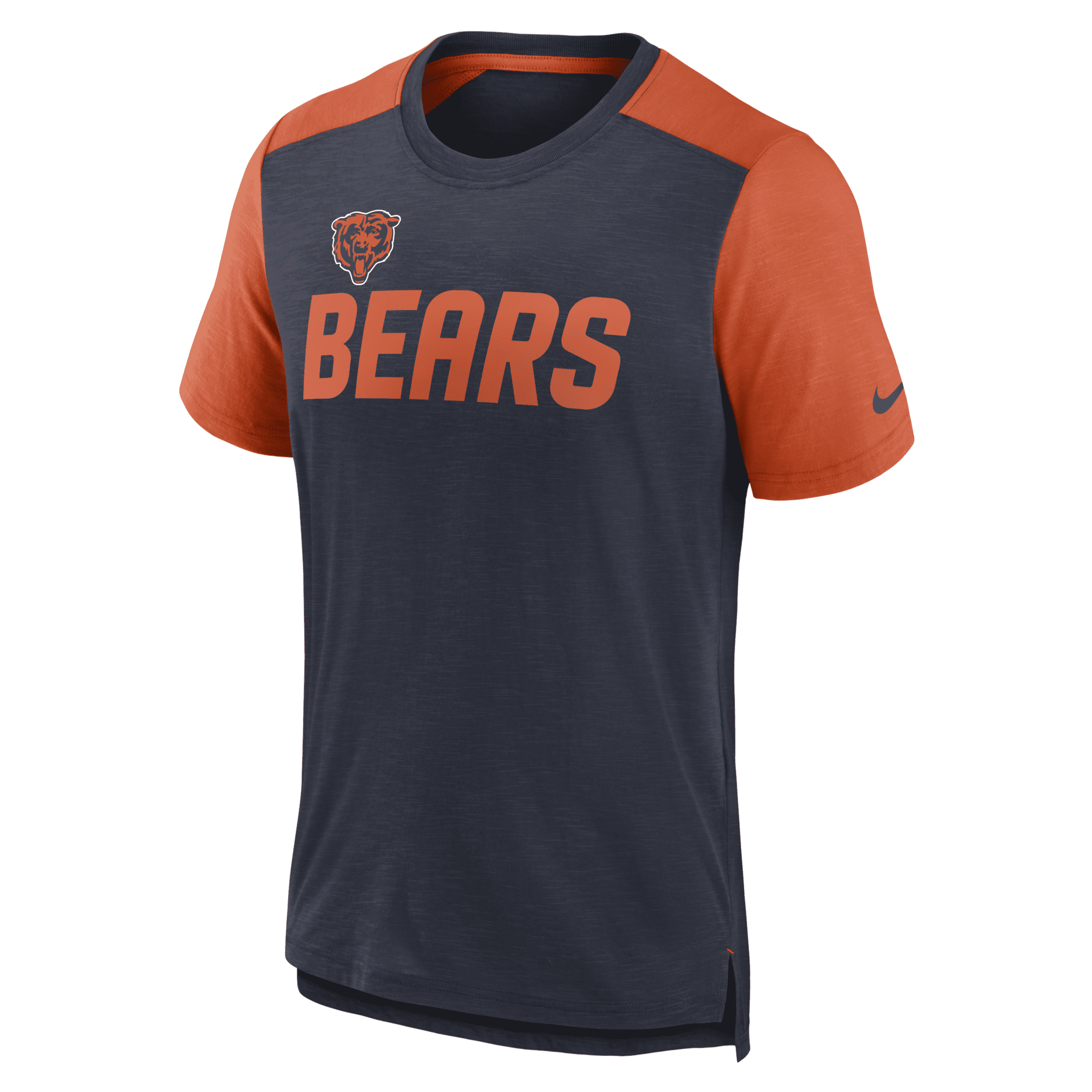 Shop Nike Men's Color Block Team Name (nfl Chicago Bears) T-shirt In Blue