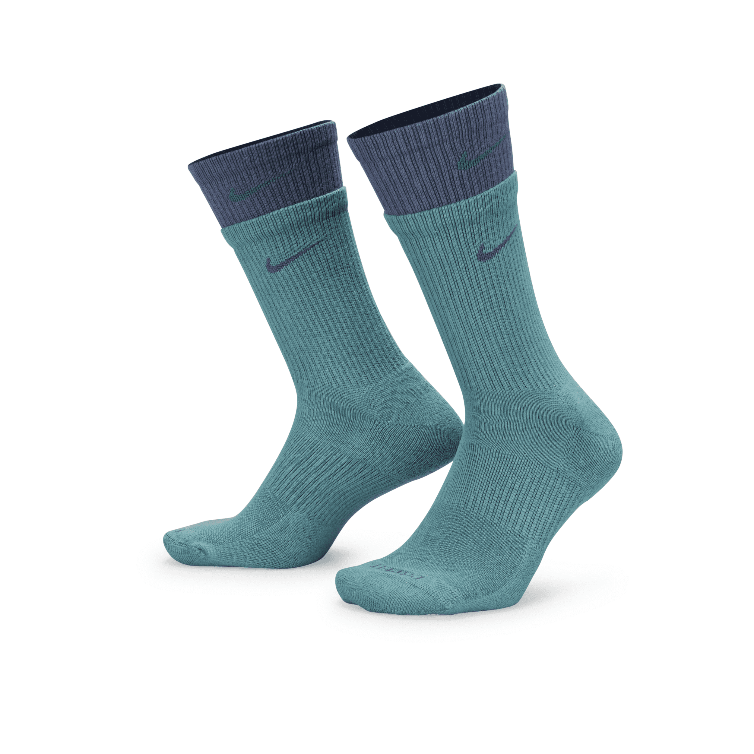Nike Unisex Everyday Plus Cushioned Training Crew Socks In Green