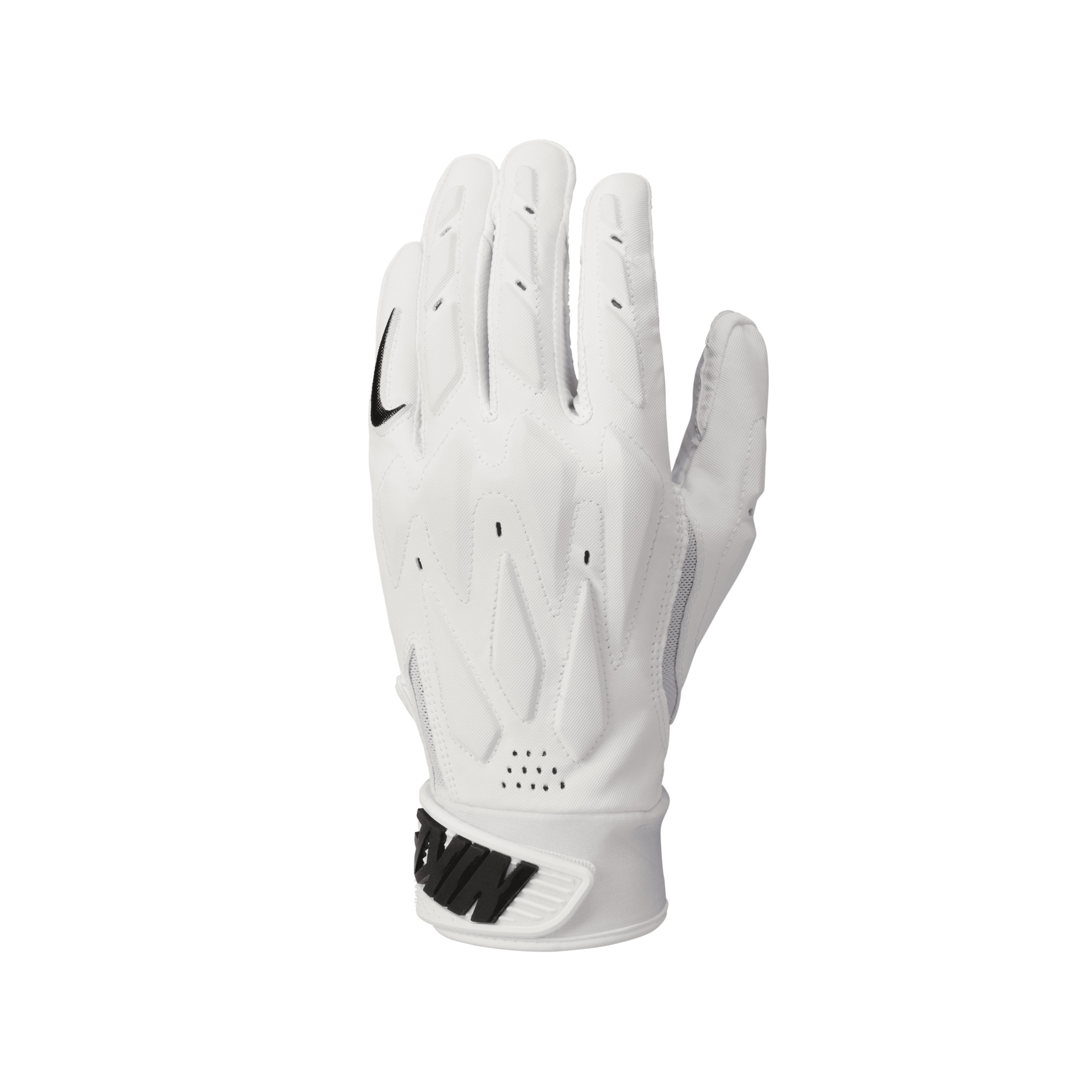 Nike Adult D-Tack 7.0 Football Gloves, Men's, XXL, White/White/Black