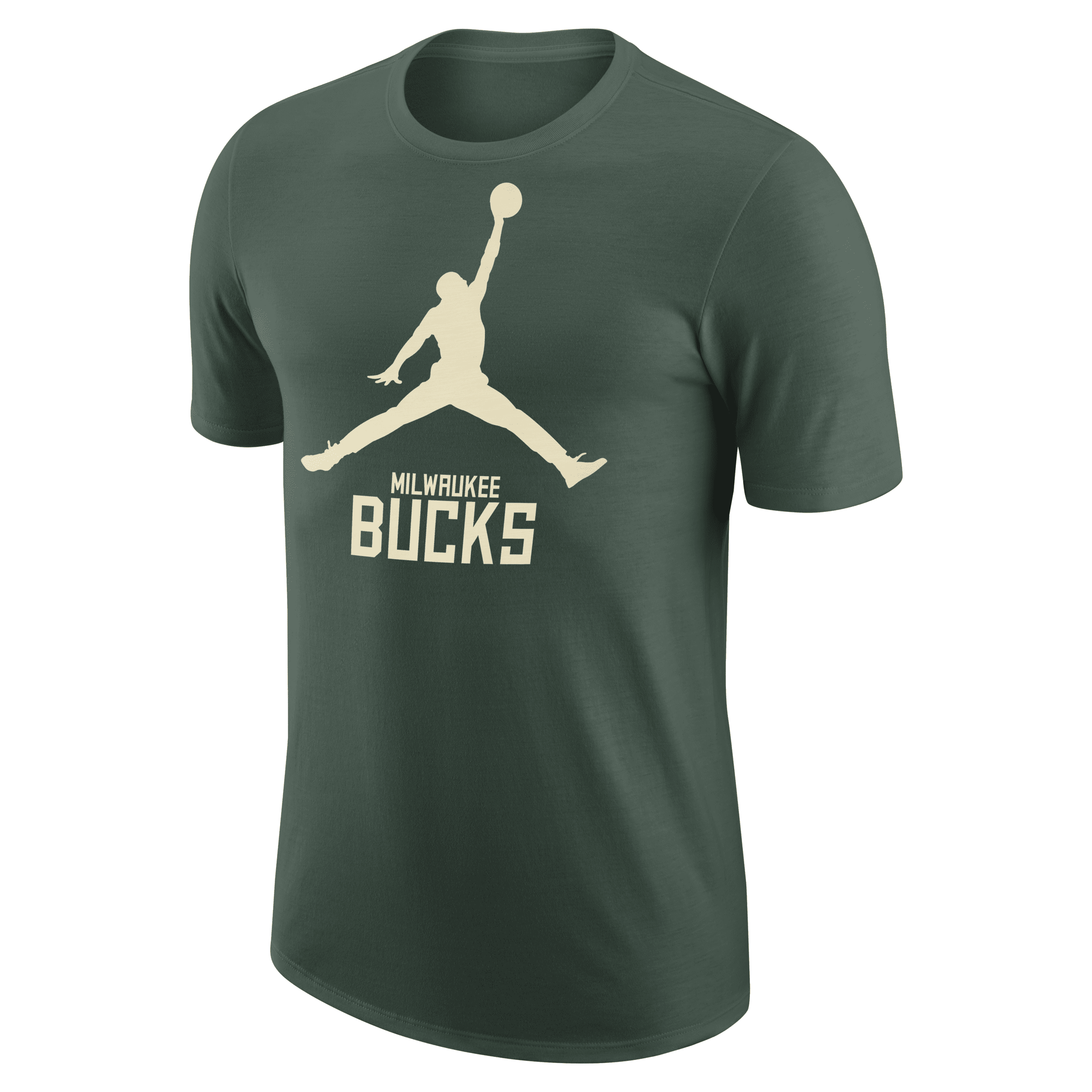 Jordan Men's Milwaukee Bucks Essential  Nba T-shirt In Green