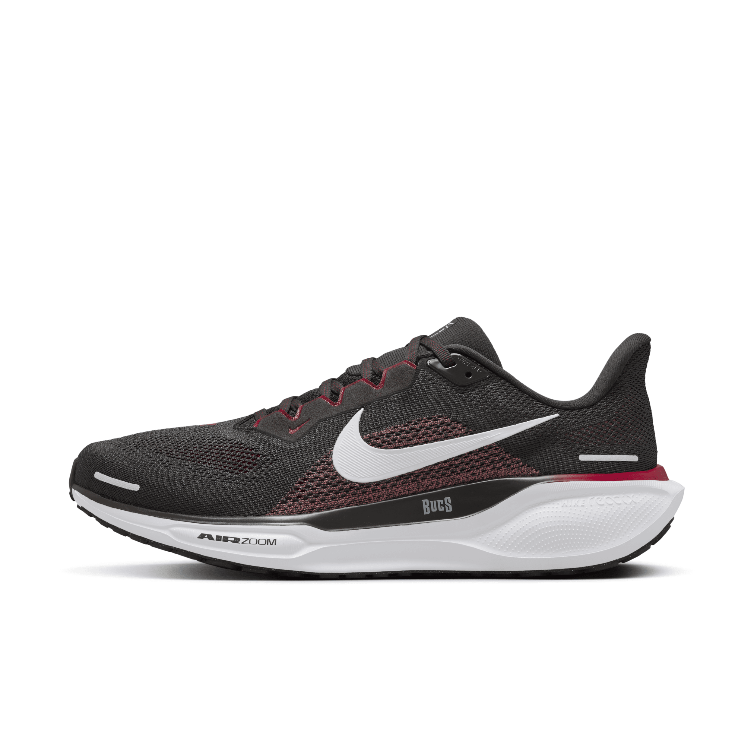 Nike Men's Pegasus 41 Nfl Tampa Bay Buccaneers Road Running Shoes In Grey