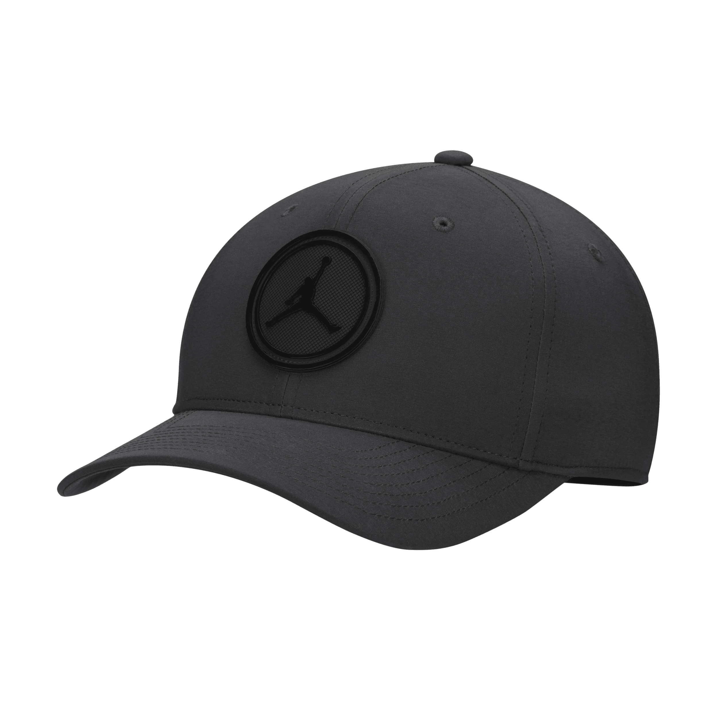 Jordan Rise Structured Adjustable Cap In Black