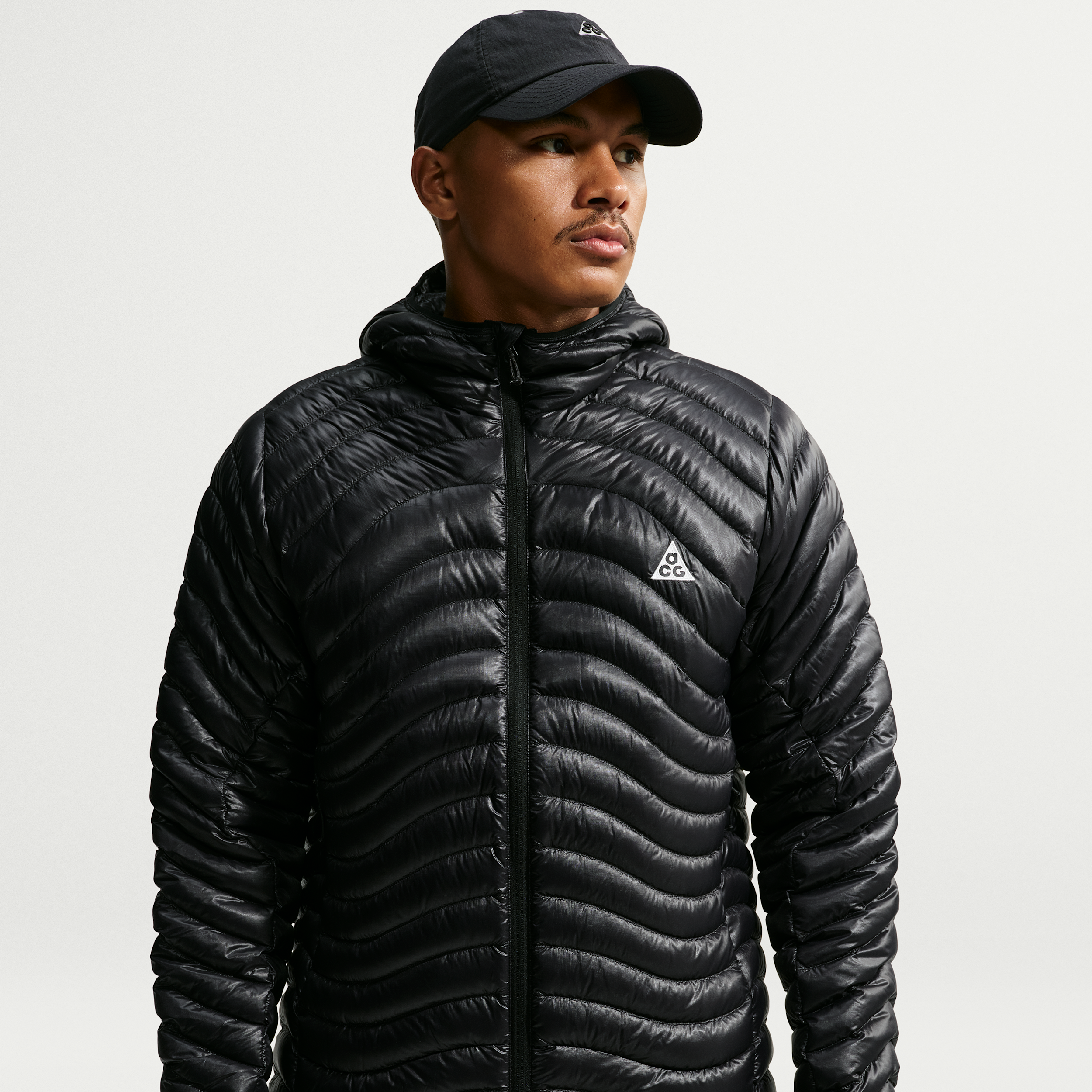 Men's Nike ACG Lava Flow Ultralight Therma-FIT ADV Down Jacket in Black | IO9003-010
