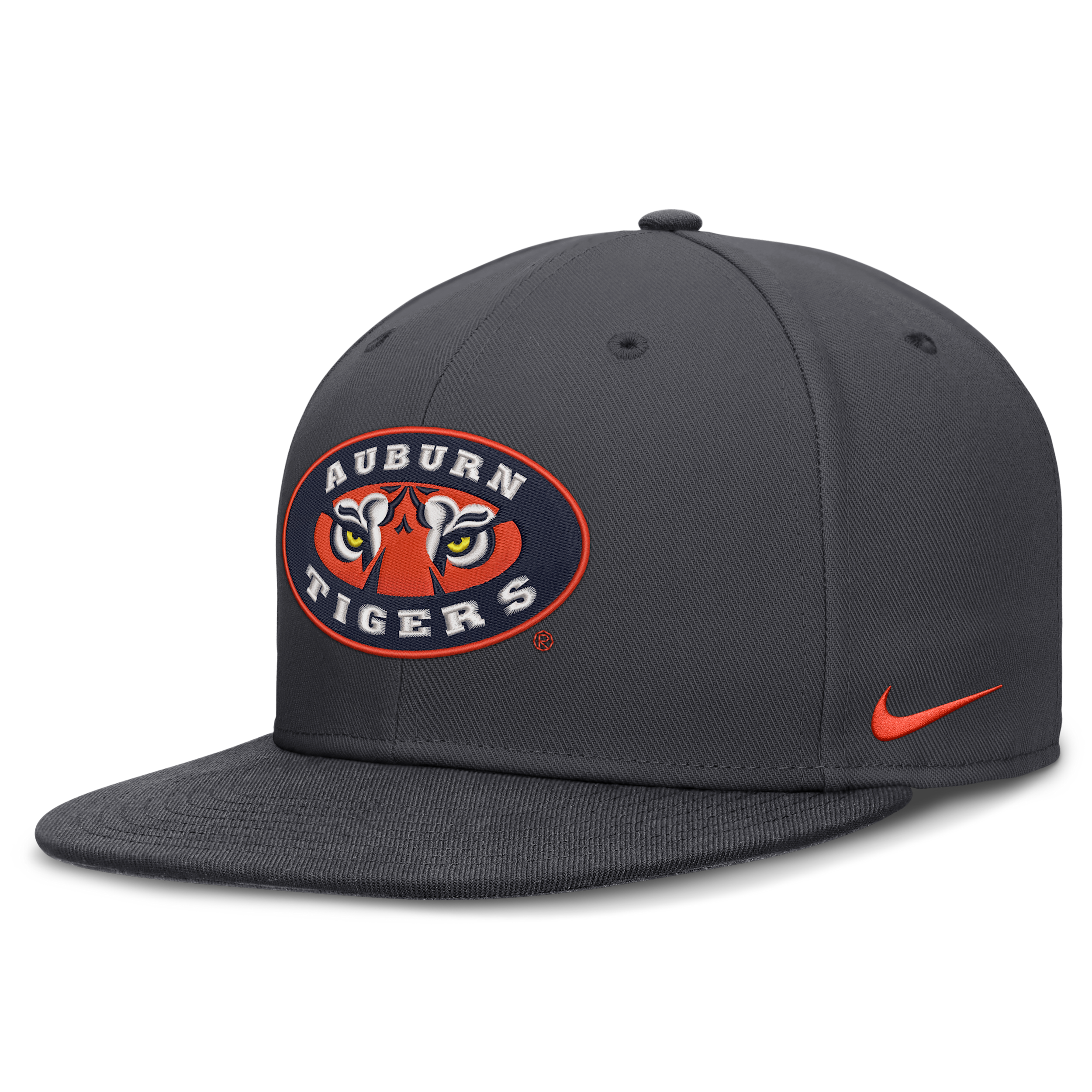 Auburn Pro Nike Men's Dri-FIT College Fitted Hat in Grey | NC1106FAUN-V93